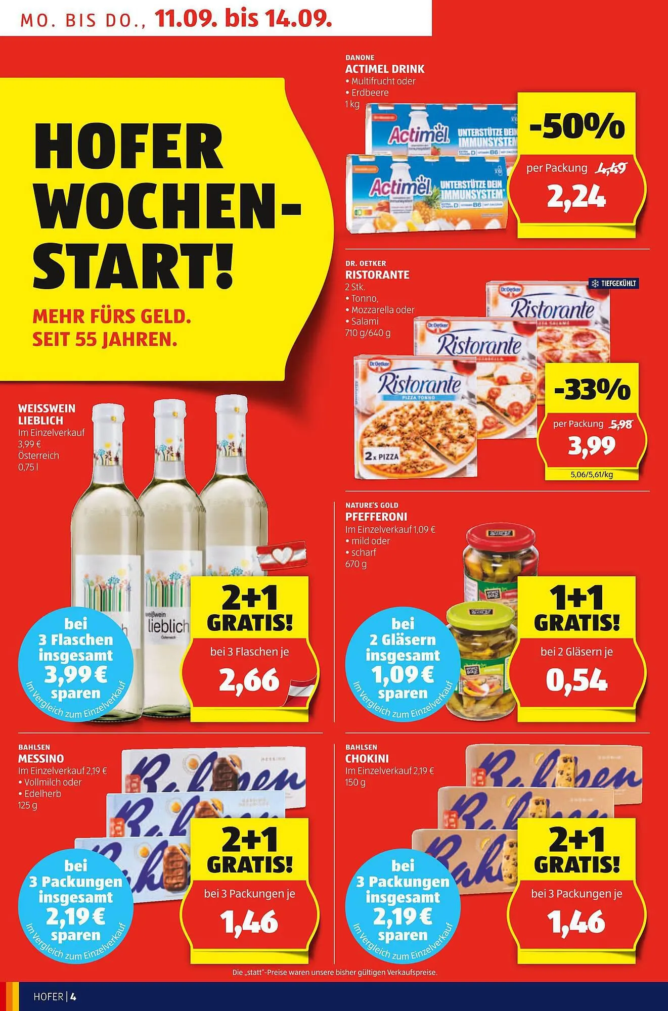 Hofer Flugblatt von 8. September bis 14. September 2023 - Flugblätt seite 4