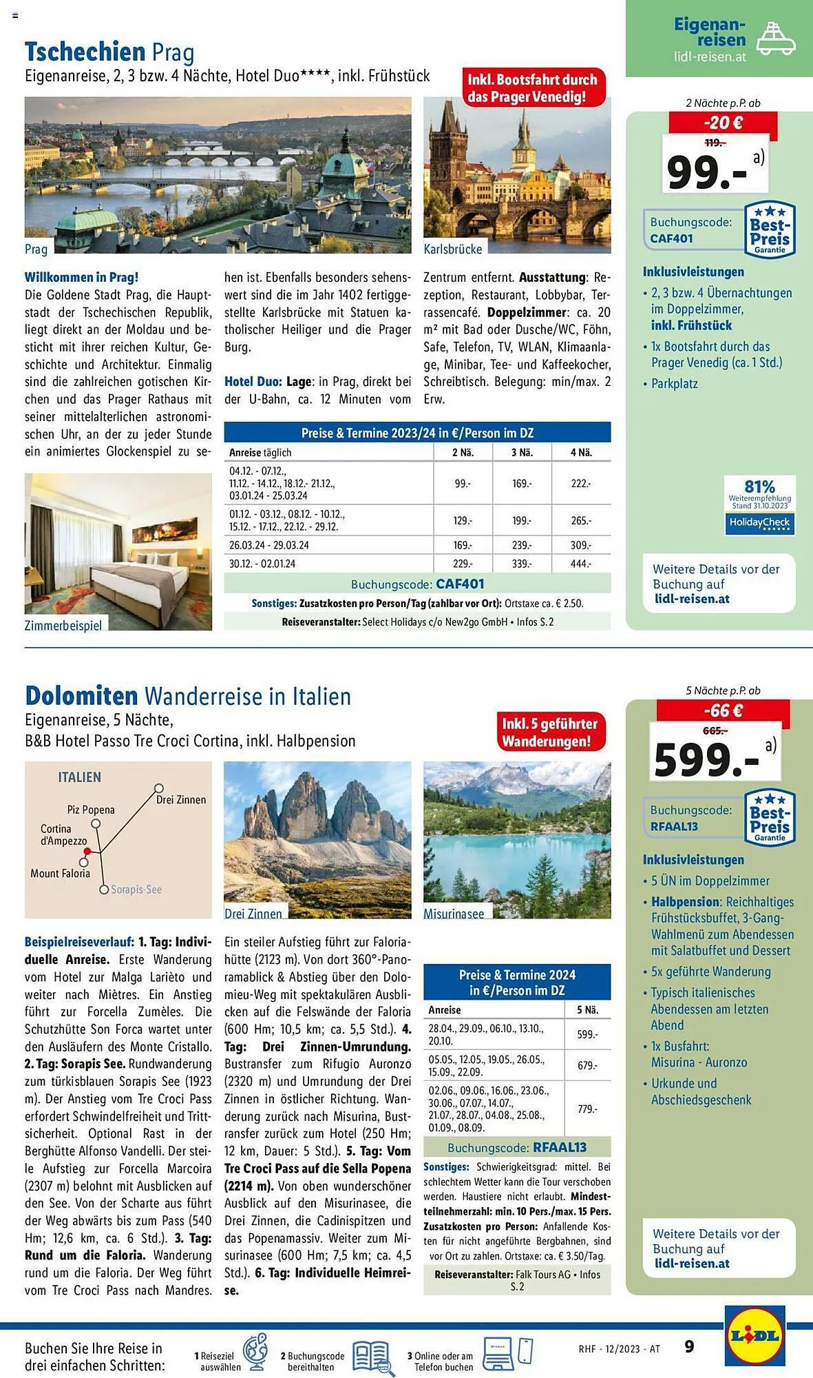 Lidl Flugblatt von 29. November bis 30. Dezember 2023 - Flugblätt seite 9
