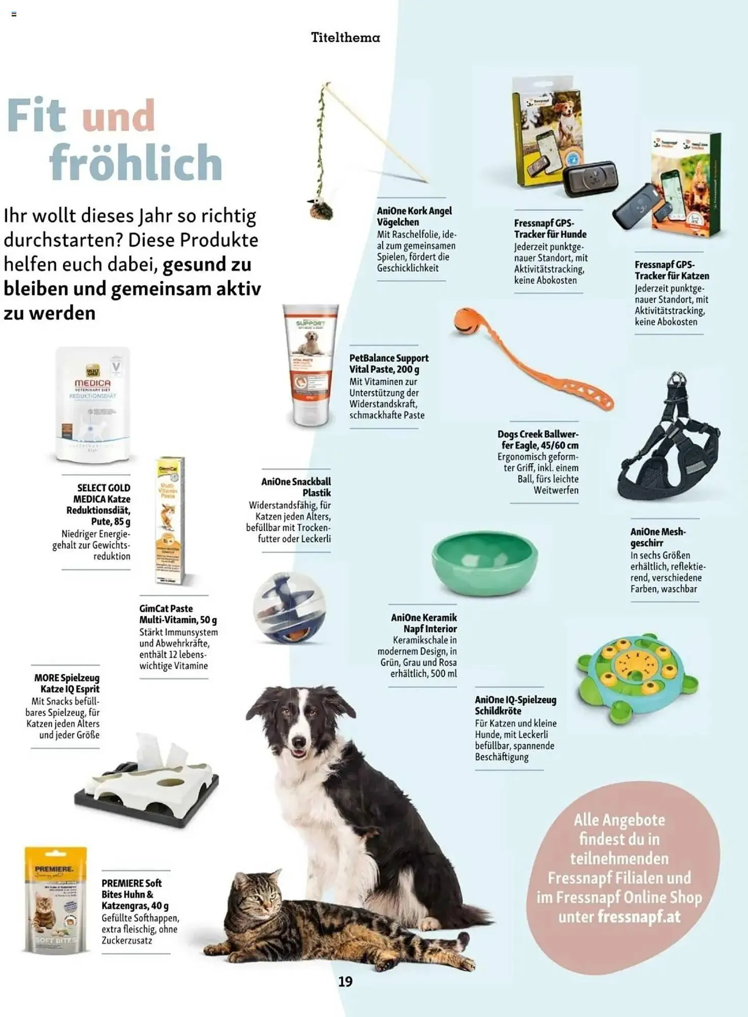 Fressnapf Flugblatt von 2. Jänner bis 2. März 2025 - Flugblätt seite  19