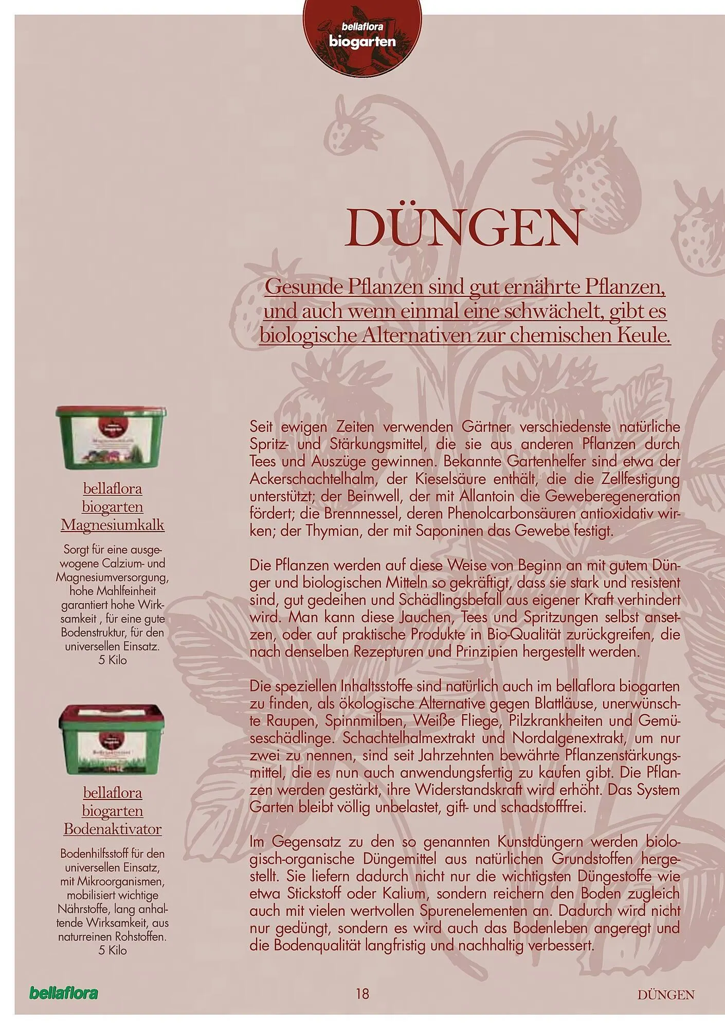Bellaflora Flugblatt von 3. Jänner bis 31. Mai 2025 - Flugblätt seite 18