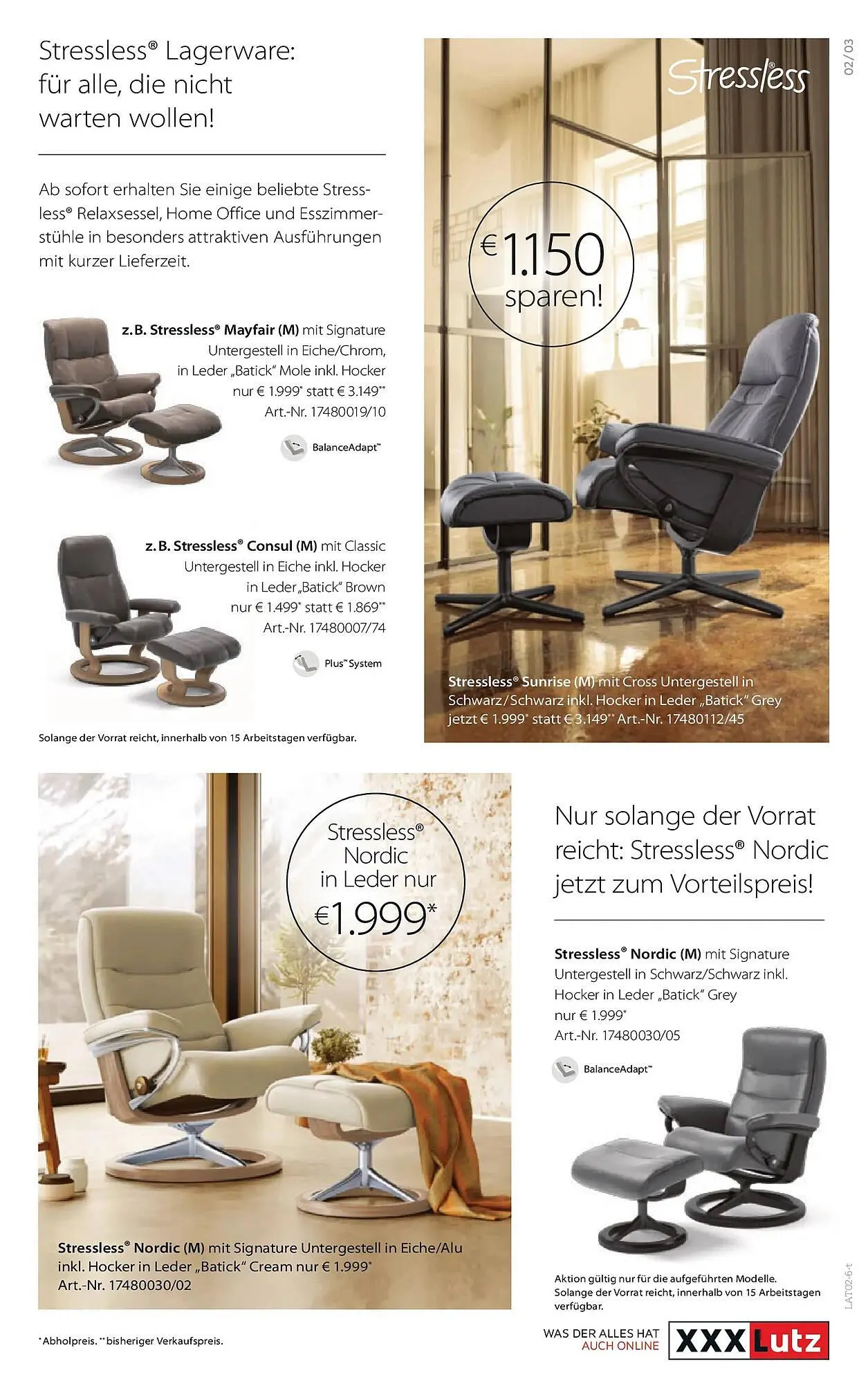 XXXLutz Prospekt von 27. Jänner bis 10. Februar 2026 - Flugblätt seite  3