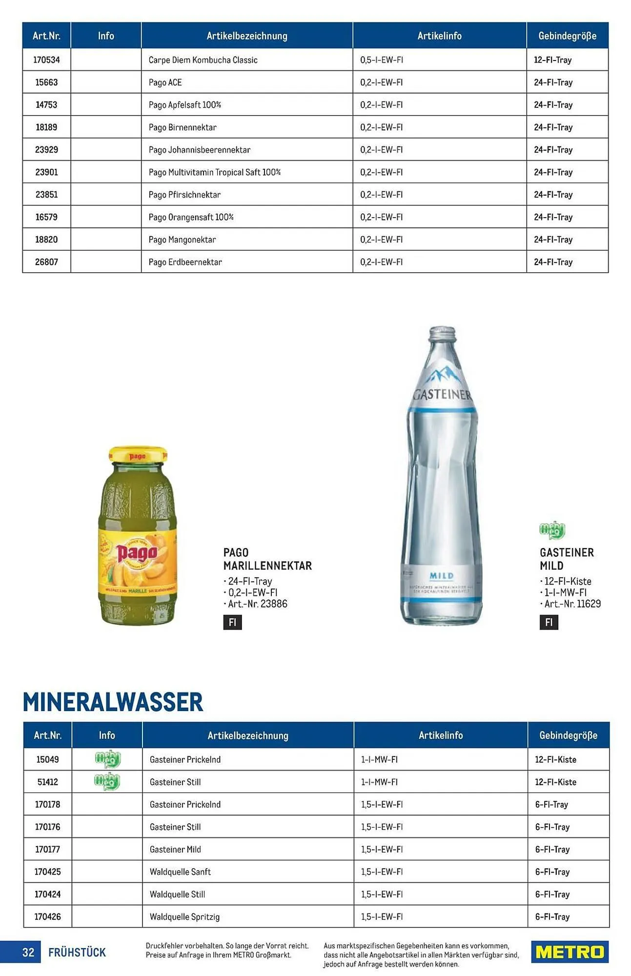 Metro Flugblatt von 18. März bis 1. April 2026 - Flugblätt seite  32