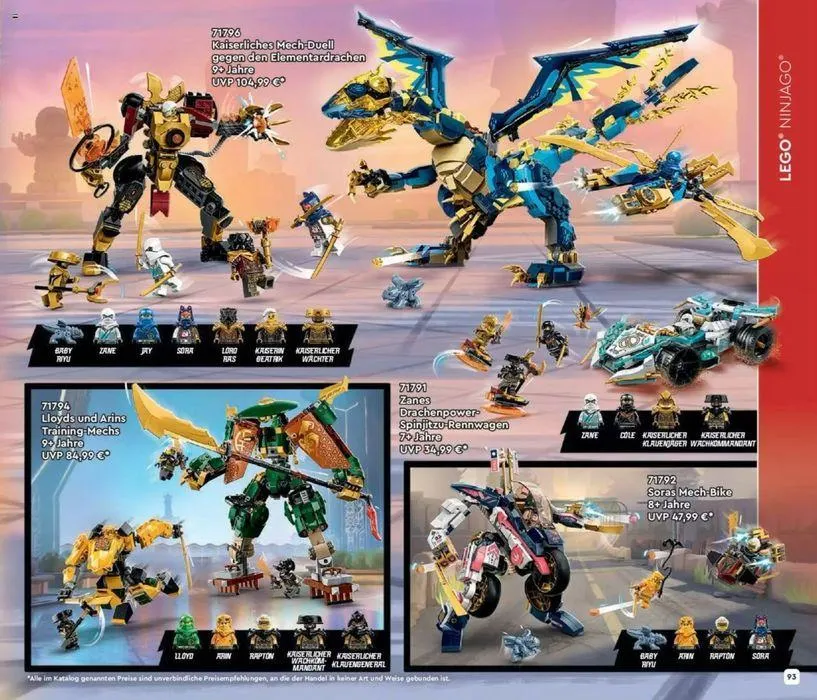 Lego Juni-Dezember 2024 von 14. Juni bis 31. Dezember 2024 - Flugblätt seite 93