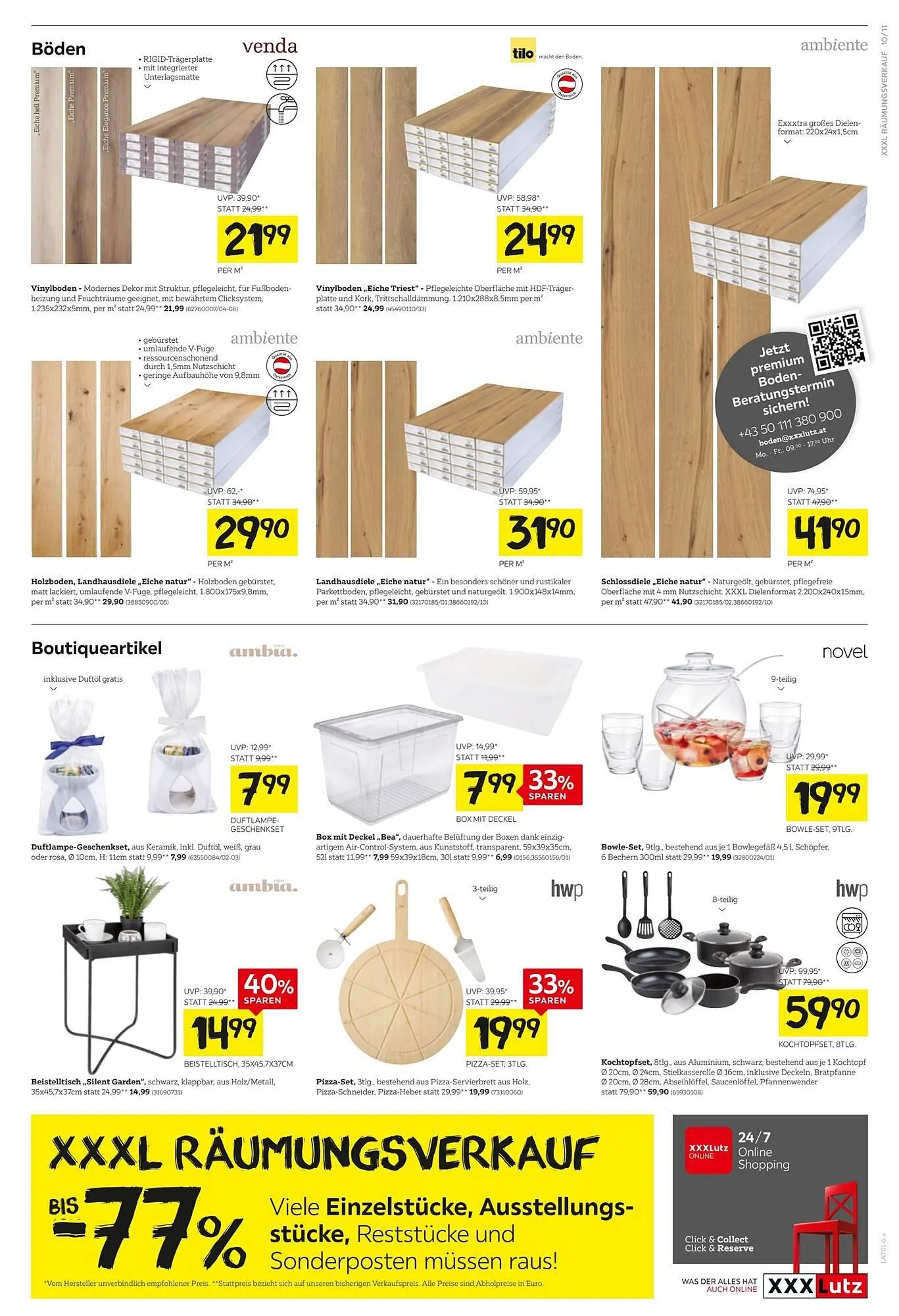 XXXLutz Prospekt von 22. Dezember bis 6. Jänner 2026 - Flugblätt seite  11