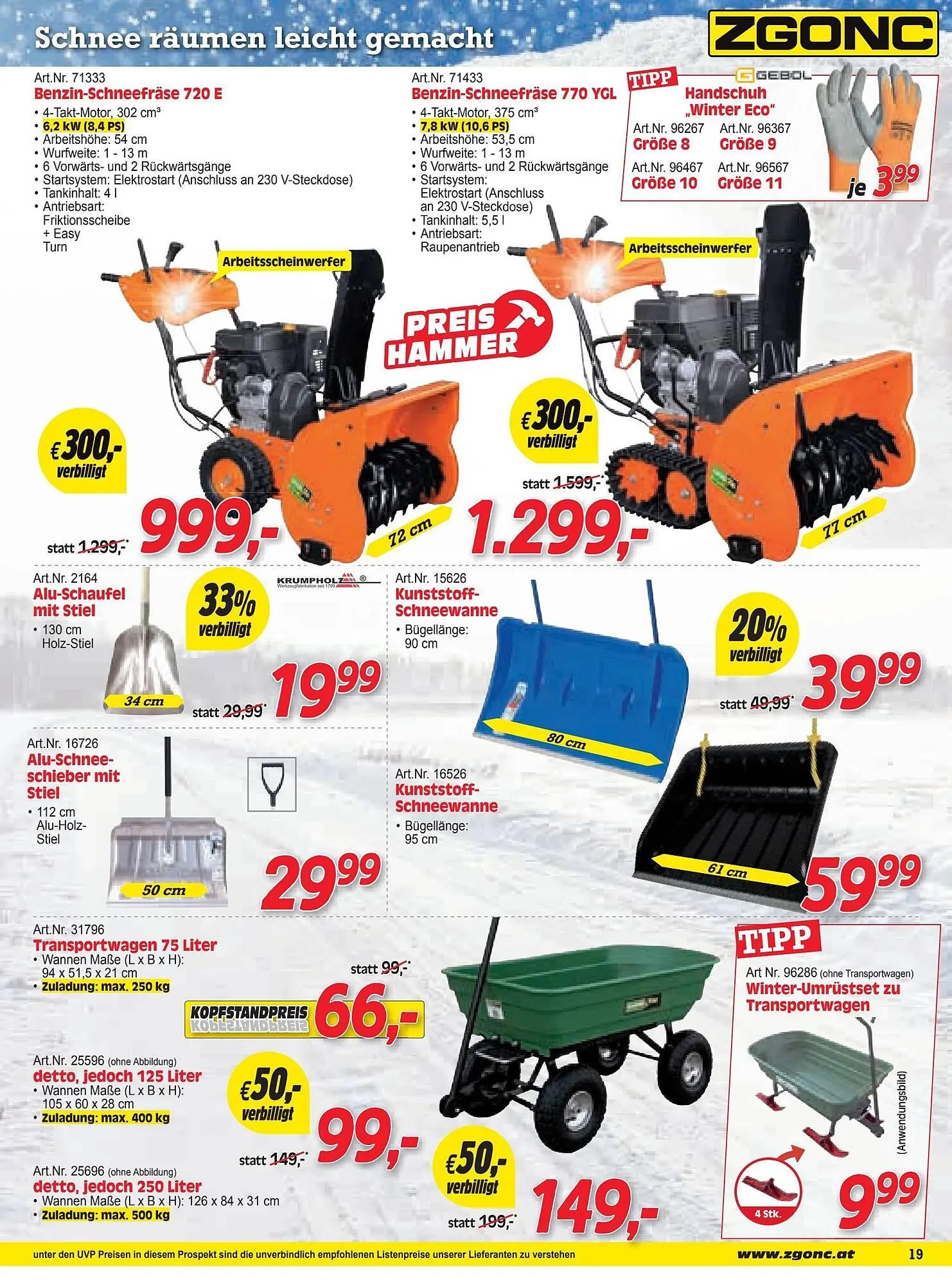 Zgonc Flugblatt von 15. Jänner bis 1. Februar 2026 - Flugblätt seite 19