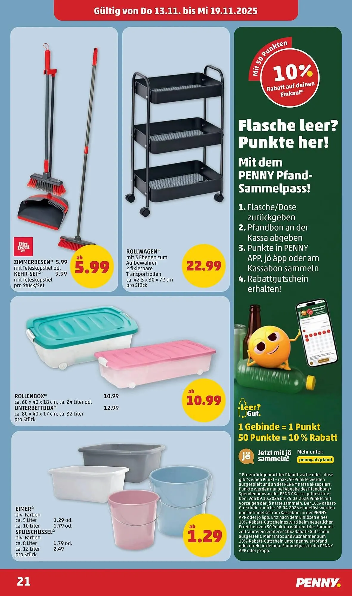 PENNY Flugblatt von 13. November bis 19. November 2025 - Flugblätt seite 21