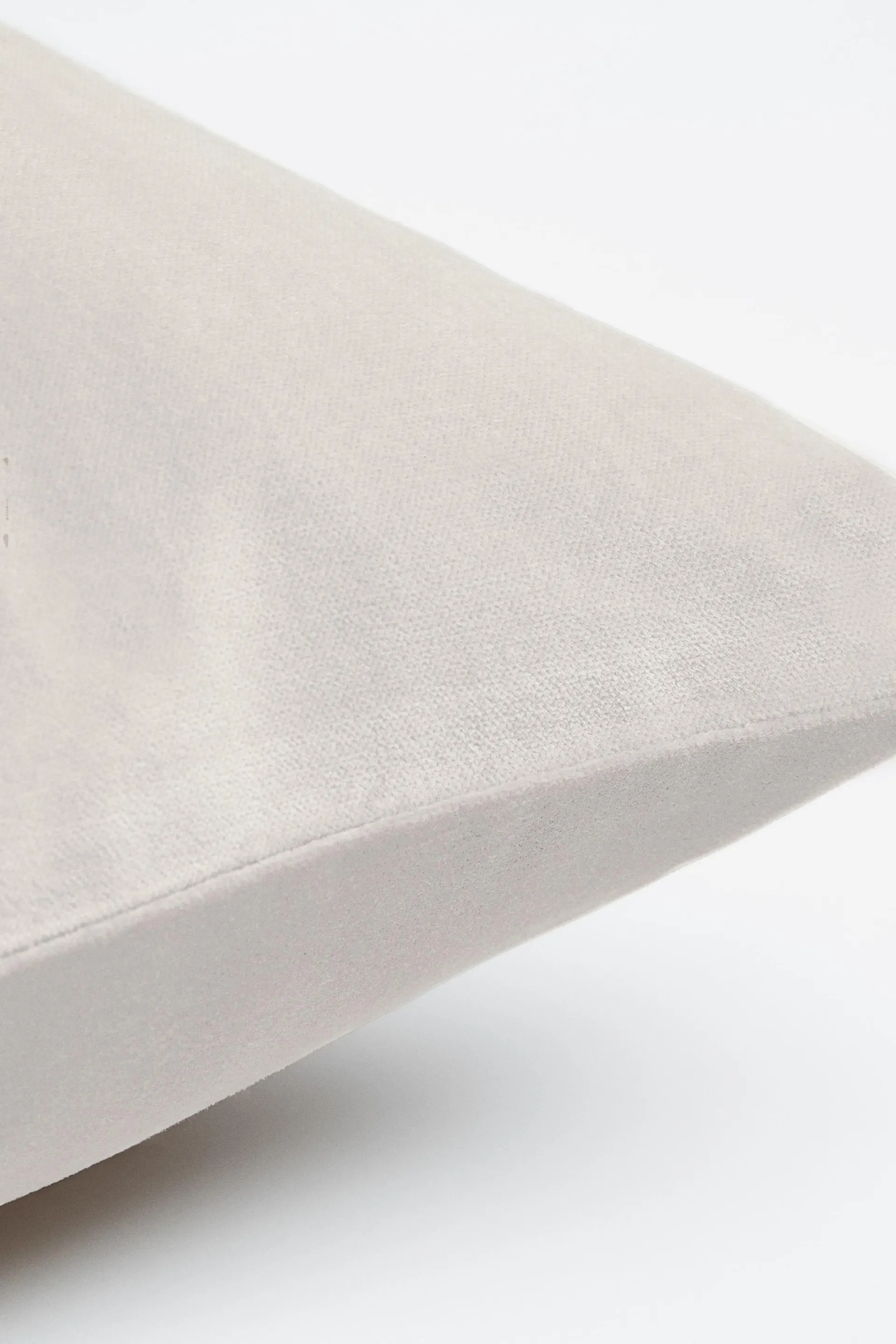 Kissenhülle aus Baumwollsamt