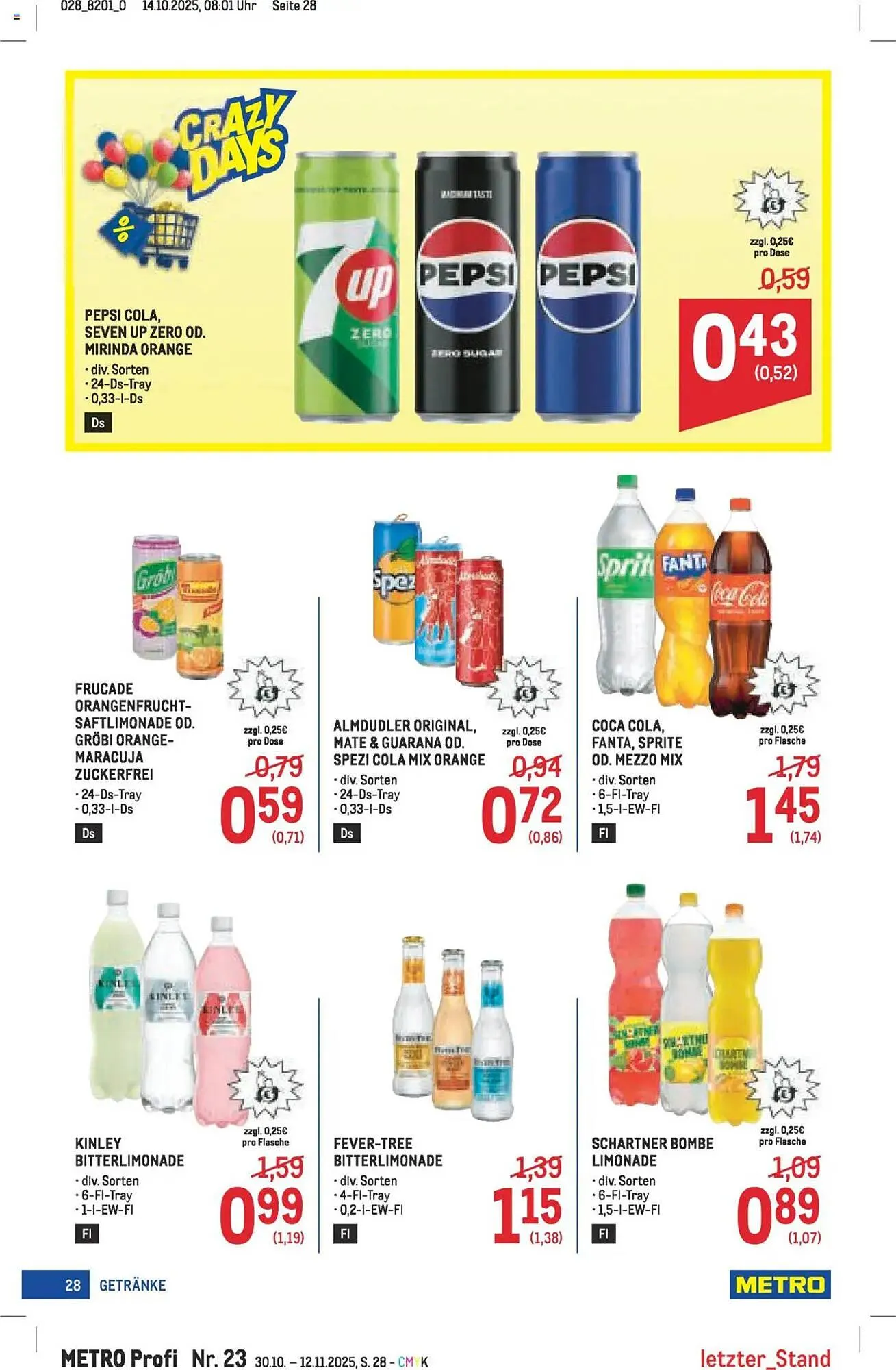Metro Flugblatt von 30. Oktober bis 12. November 2025 - Flugblätt seite  28
