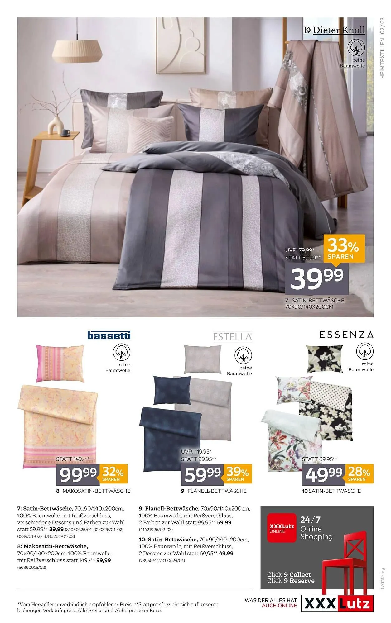 XXXLutz Prospekt von 28. Oktober bis 11. November 2025 - Flugblätt seite 3