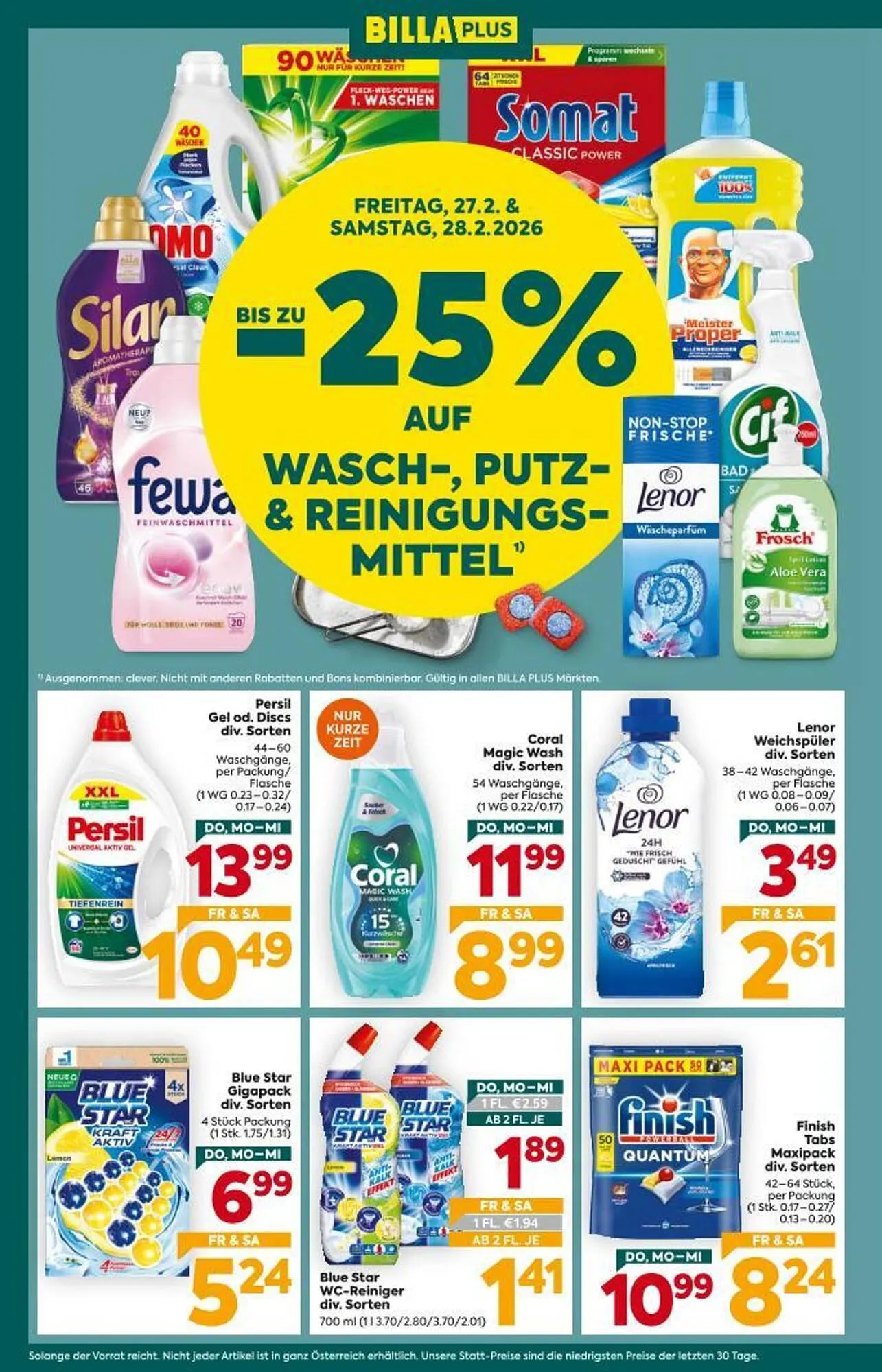 Billa Corso Flugblatt von 26. Februar bis 4. März 2026 - Flugblätt seite 2