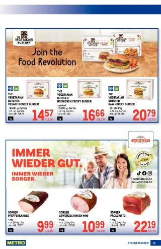 METRO Flugblatt Food von 3. September bis 16. September 2026 - Flugblätt seite  13
