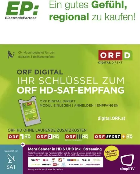 EP: CI+ Modul simpliTV SAT V 1.4