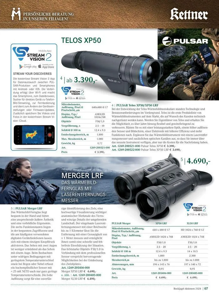 Bock Jagd Aktionen 2024 von 26. Juni bis 31. Dezember 2024 - Flugblätt seite 7