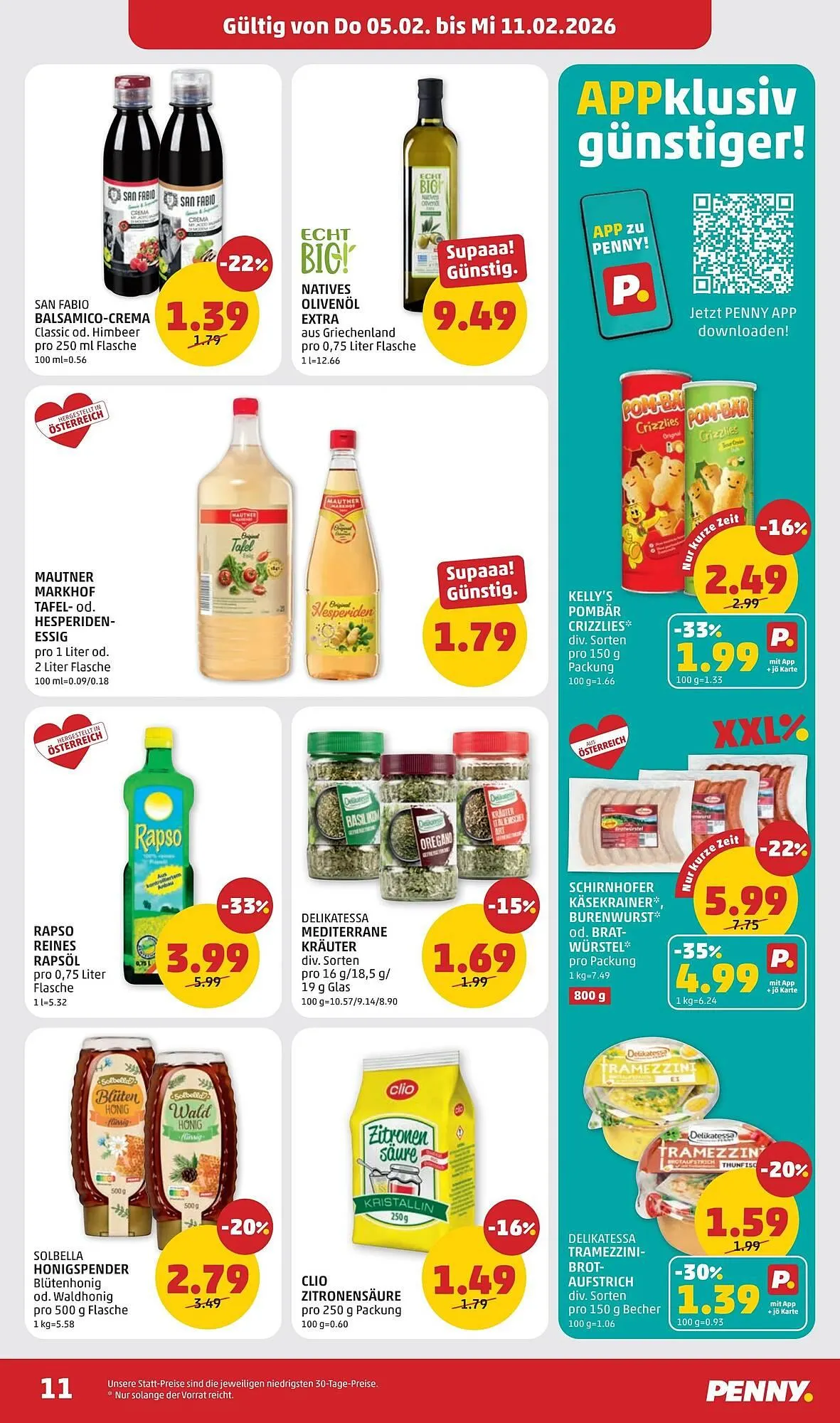 PENNY Flugblatt von 5. Februar bis 11. Februar 2026 - Flugblätt seite  11
