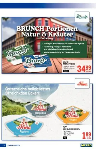 METRO Flugblatt Food - Starke Marken von 17. September bis 30. September 2026 - Flugblätt seite  12