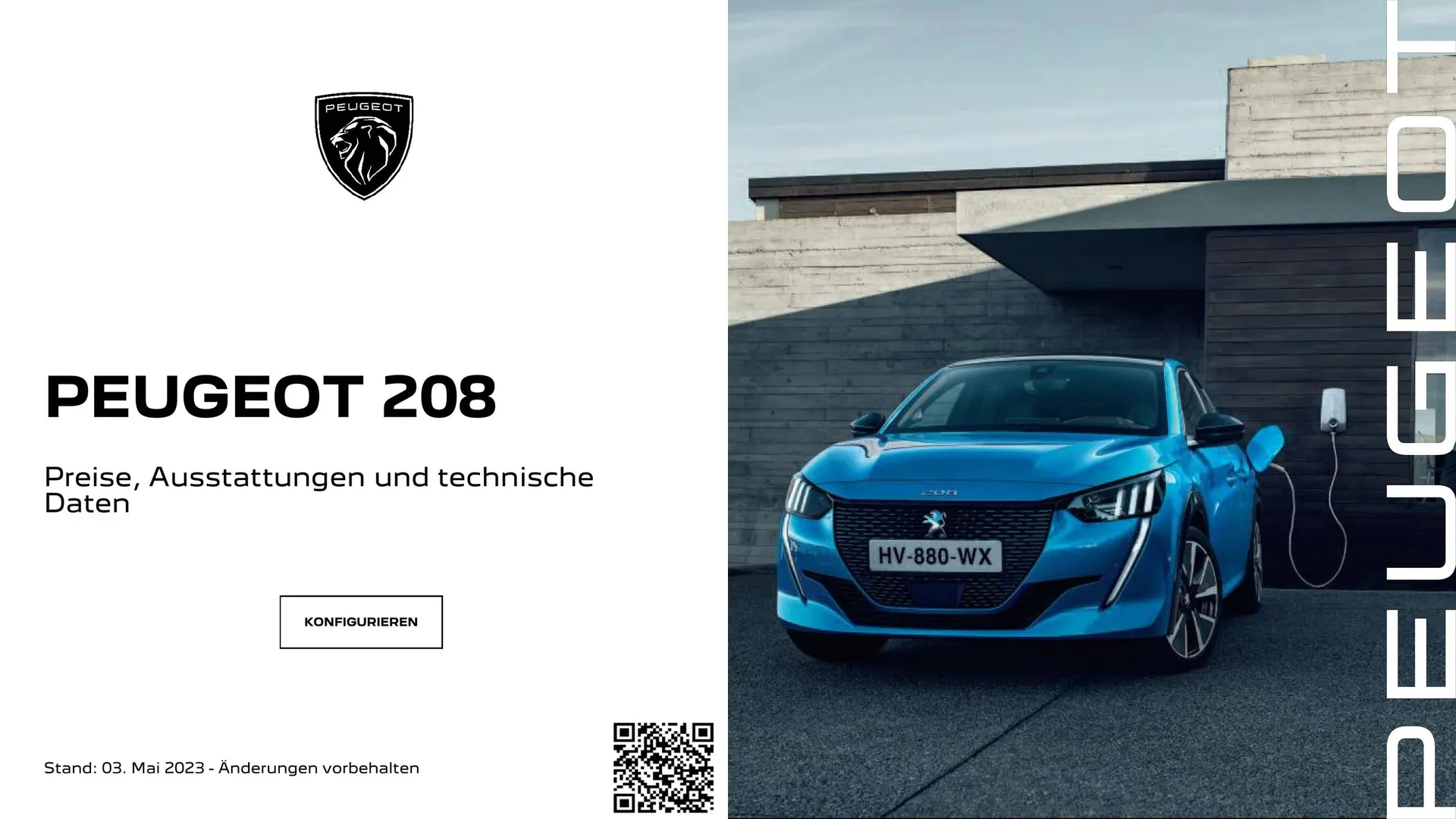 Peugeot 208 Flugblatt von 12. Juni bis 12. Juni 2024 - Flugblätt seite