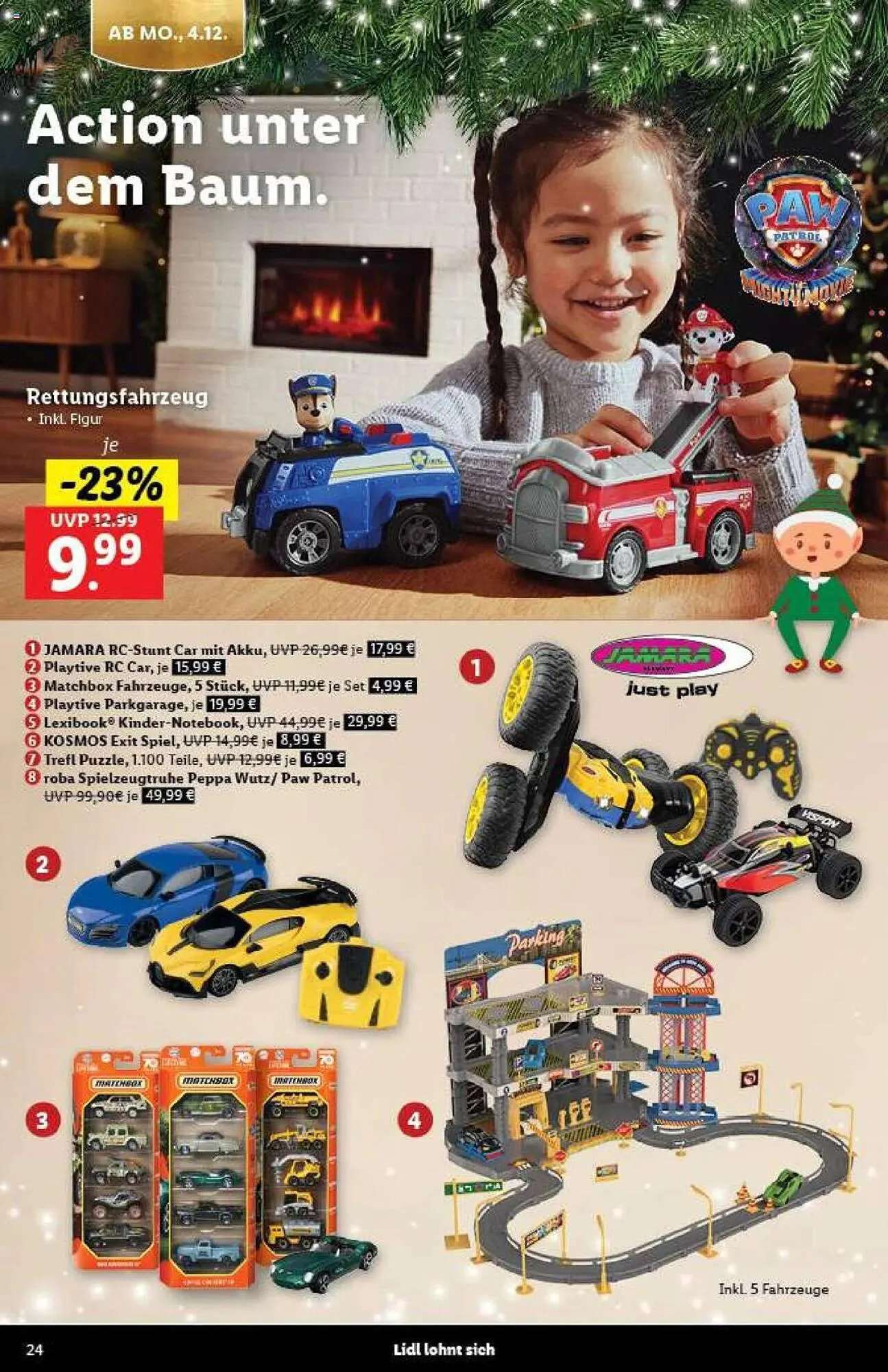 Lidl Flugblatt von 30. Oktober bis 14. Dezember 2023 - Flugblätt seite 24