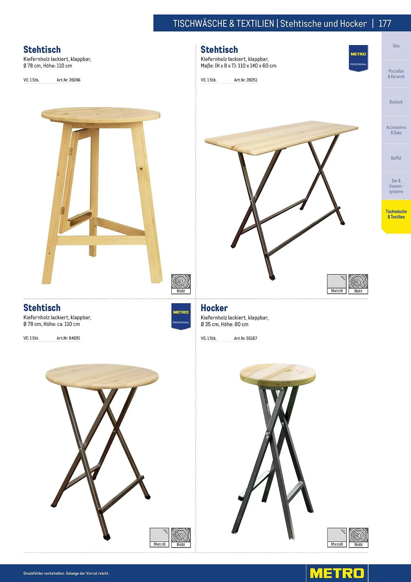 Metro Flugblatt von 25. März bis 31. Dezember 2026 - Flugblätt seite  177