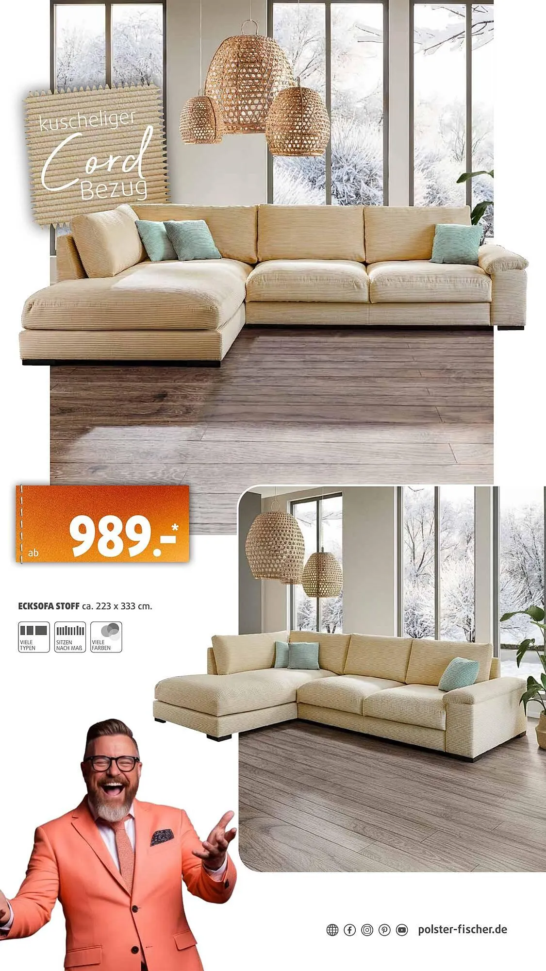 Polstermöbel Fischer Flugblatt von 19. Februar bis 3. März 2026 - Flugblätt seite  2