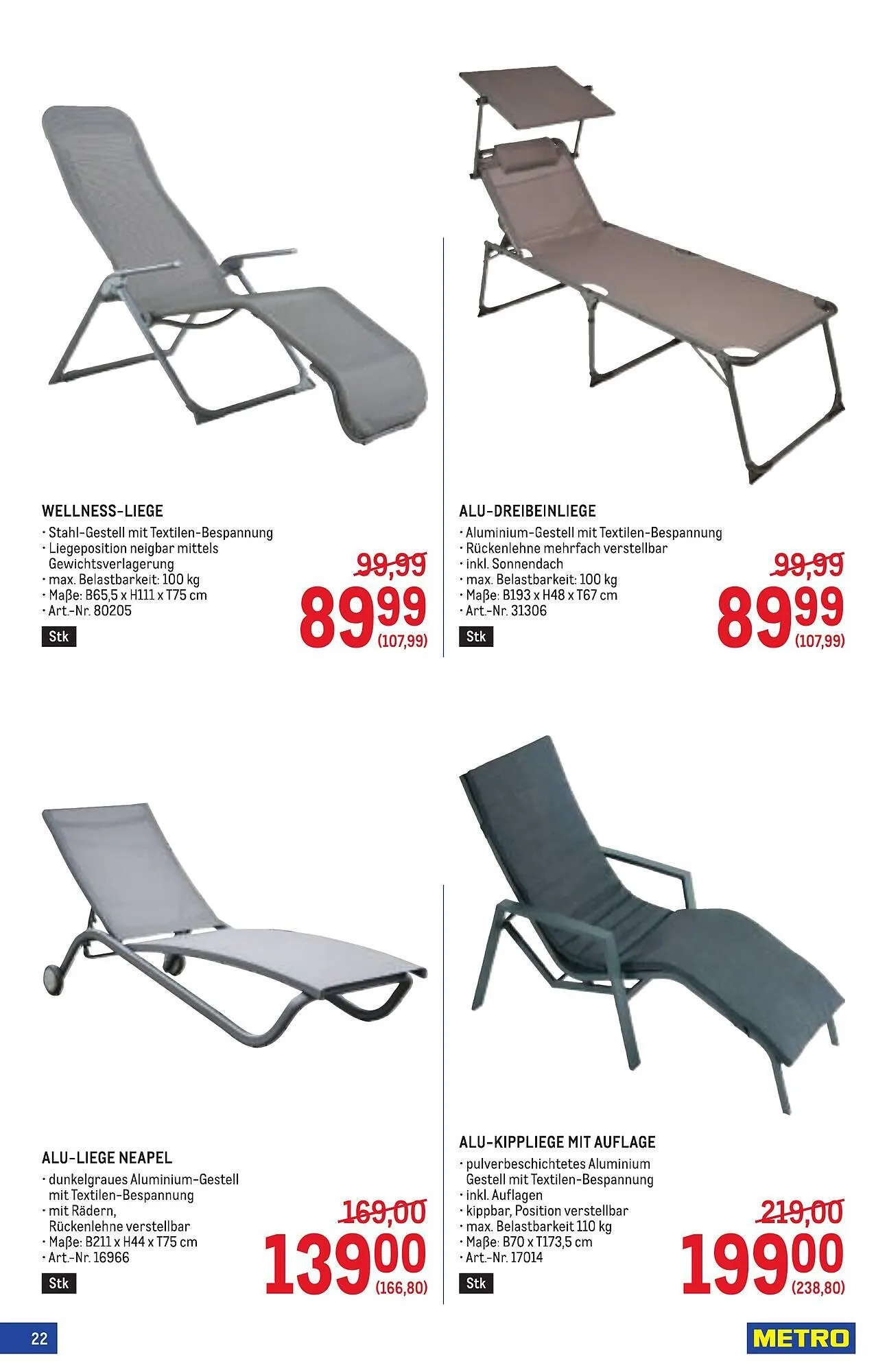 Metro Flugblatt von 2. April bis 29. April 2026 - Flugblätt seite  22