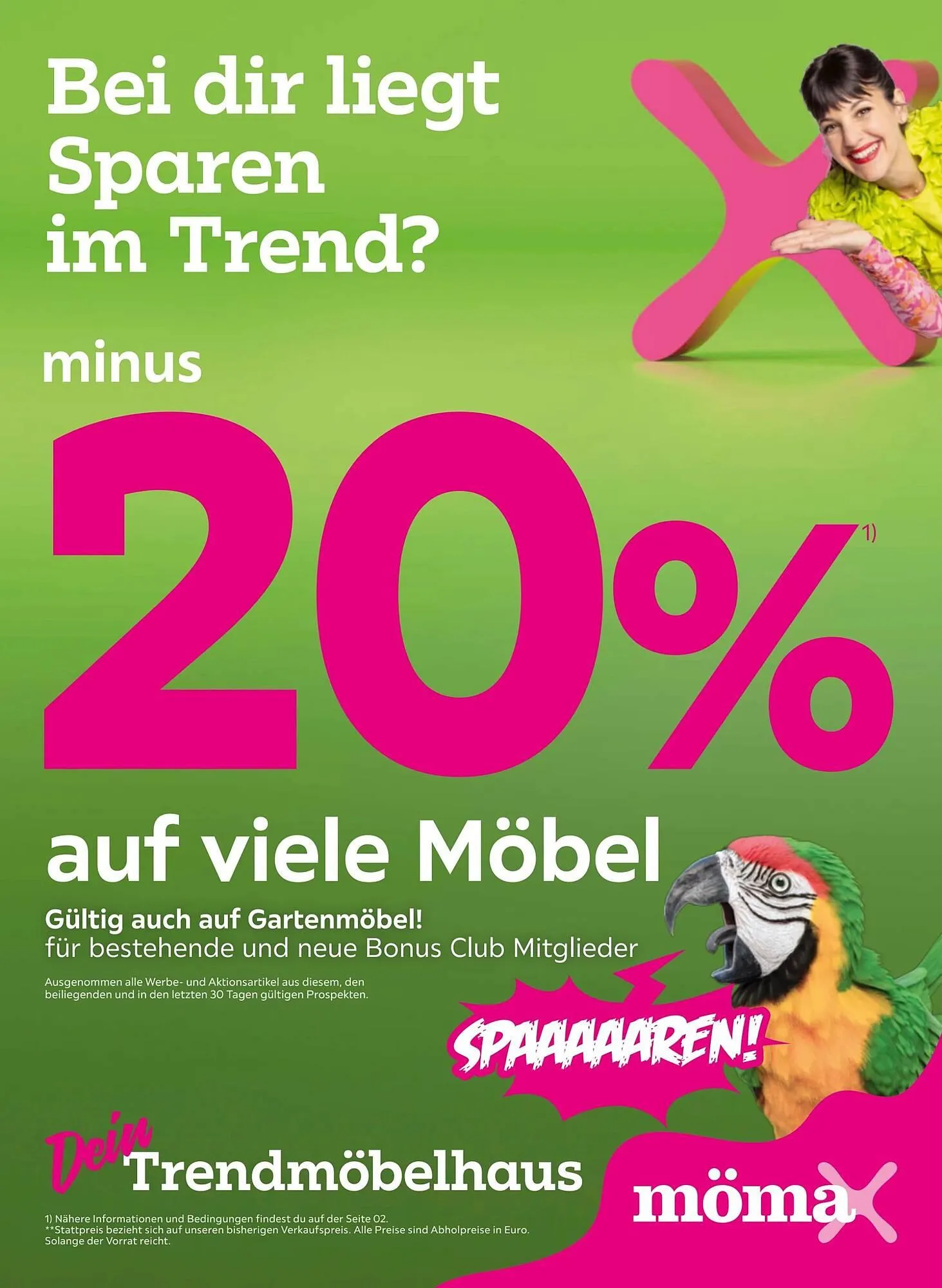 Mömax Flugblatt von 24. Februar bis 2. März 2026 - Flugblätt seite  1