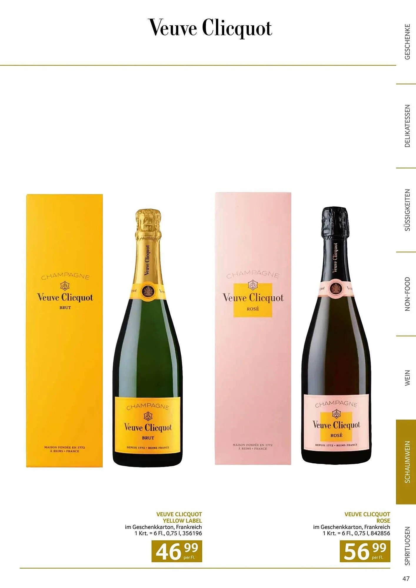 Transgourmet Flugblatt von 13. Oktober bis 24. Dezember 2025 - Flugblätt seite  47