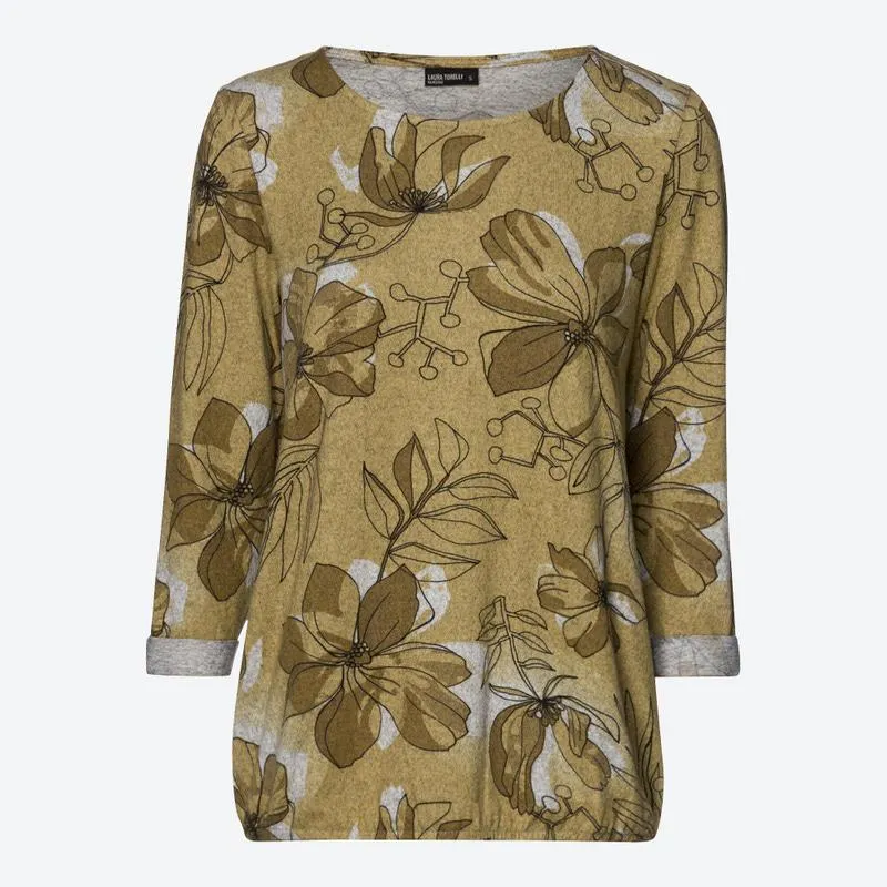 Damen-Pullover mit Ärmelumschlägen
