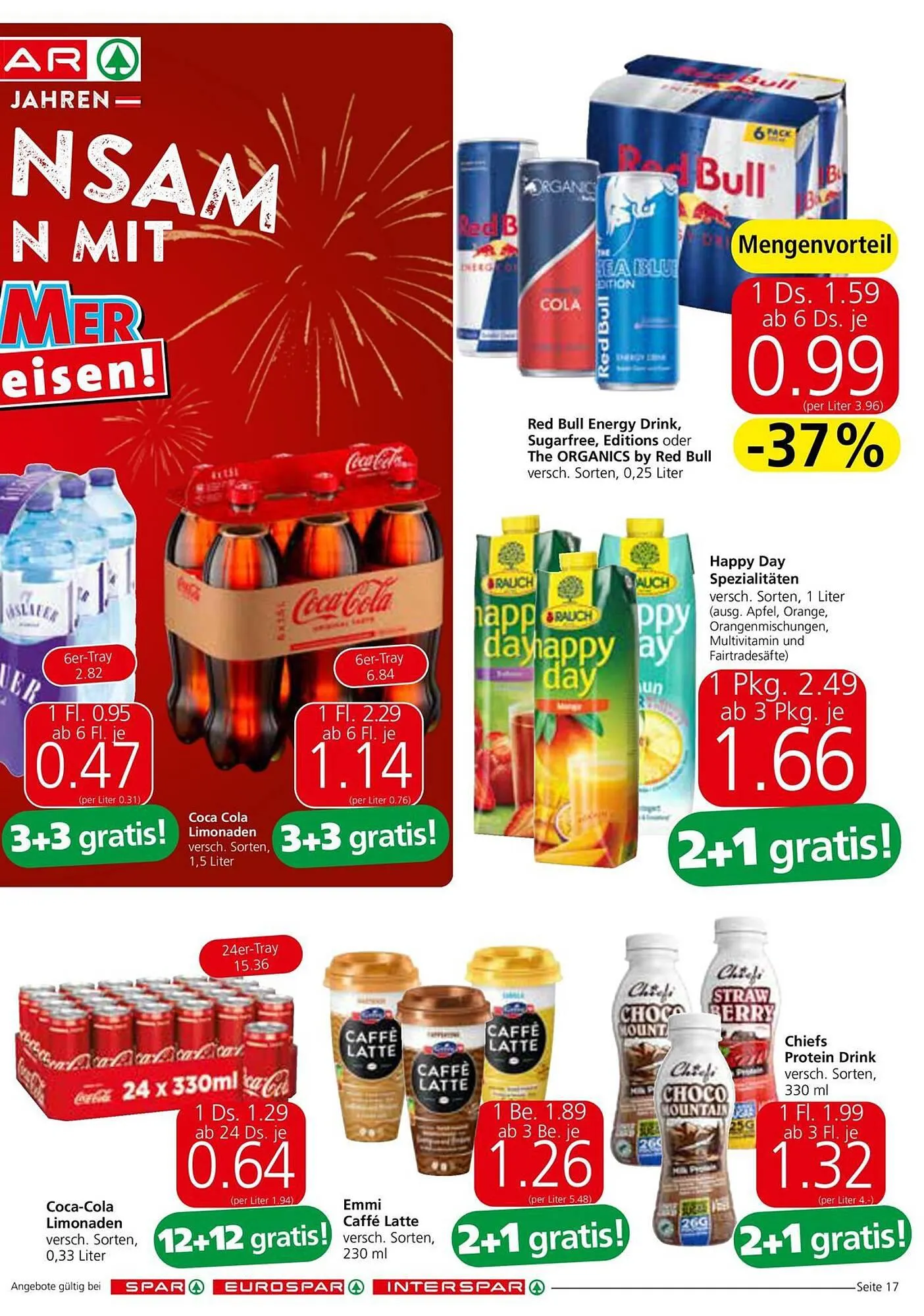 Spar Flugblatt von 26. März bis 3. April 2024 - Flugblätt seite  17