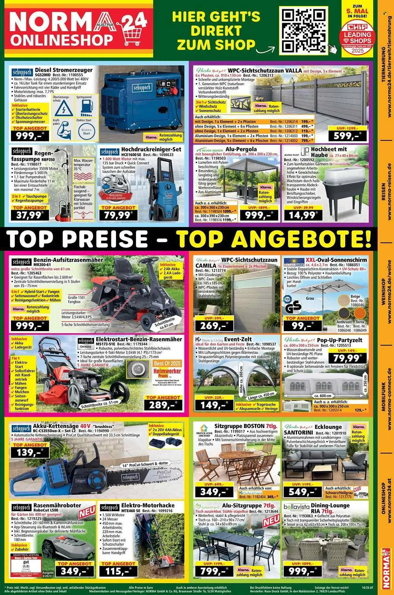 Norma Prospekt von 4. April bis 12. April 2026 - Flugblätt seite  1