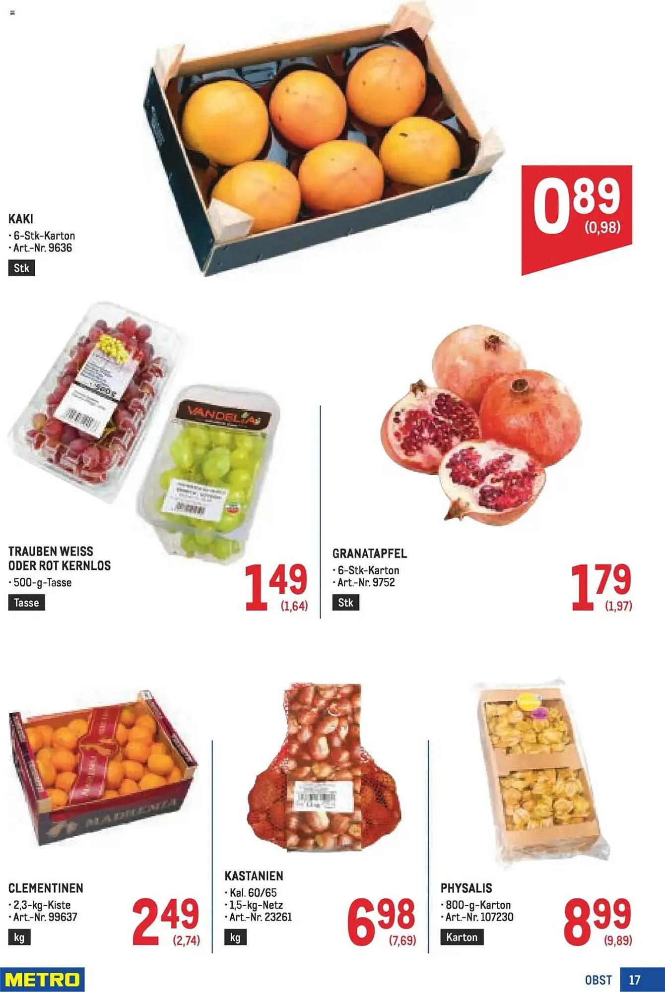 Metro Flugblatt von 16. Oktober bis 29. Oktober 2025 - Flugblätt seite  17