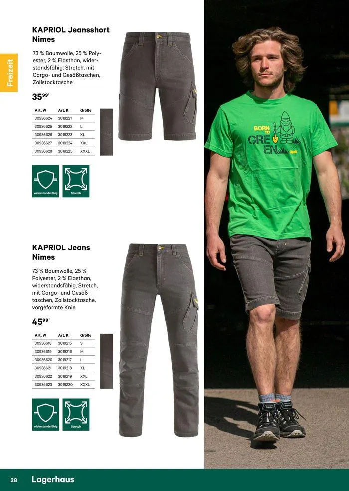 Katalog Bekleidung 2024 von 17. Mai bis 26. Mai 2024 - Flugblätt seite  28
