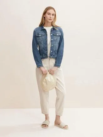 Jeansjacke mit Bio-Baumwolle