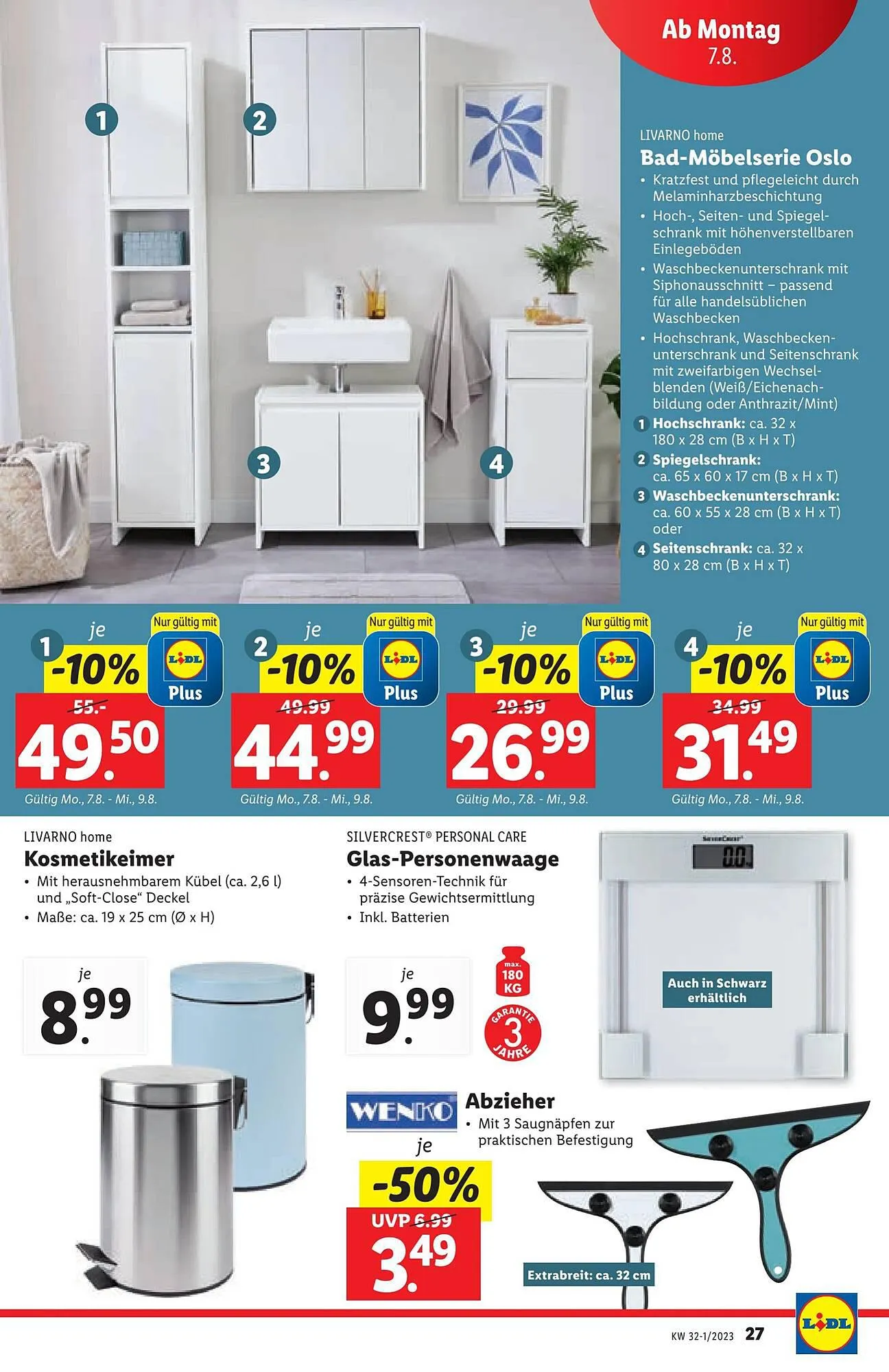 Lidl Flugblatt von 2. August bis 9. August 2023 - Flugblätt seite  27