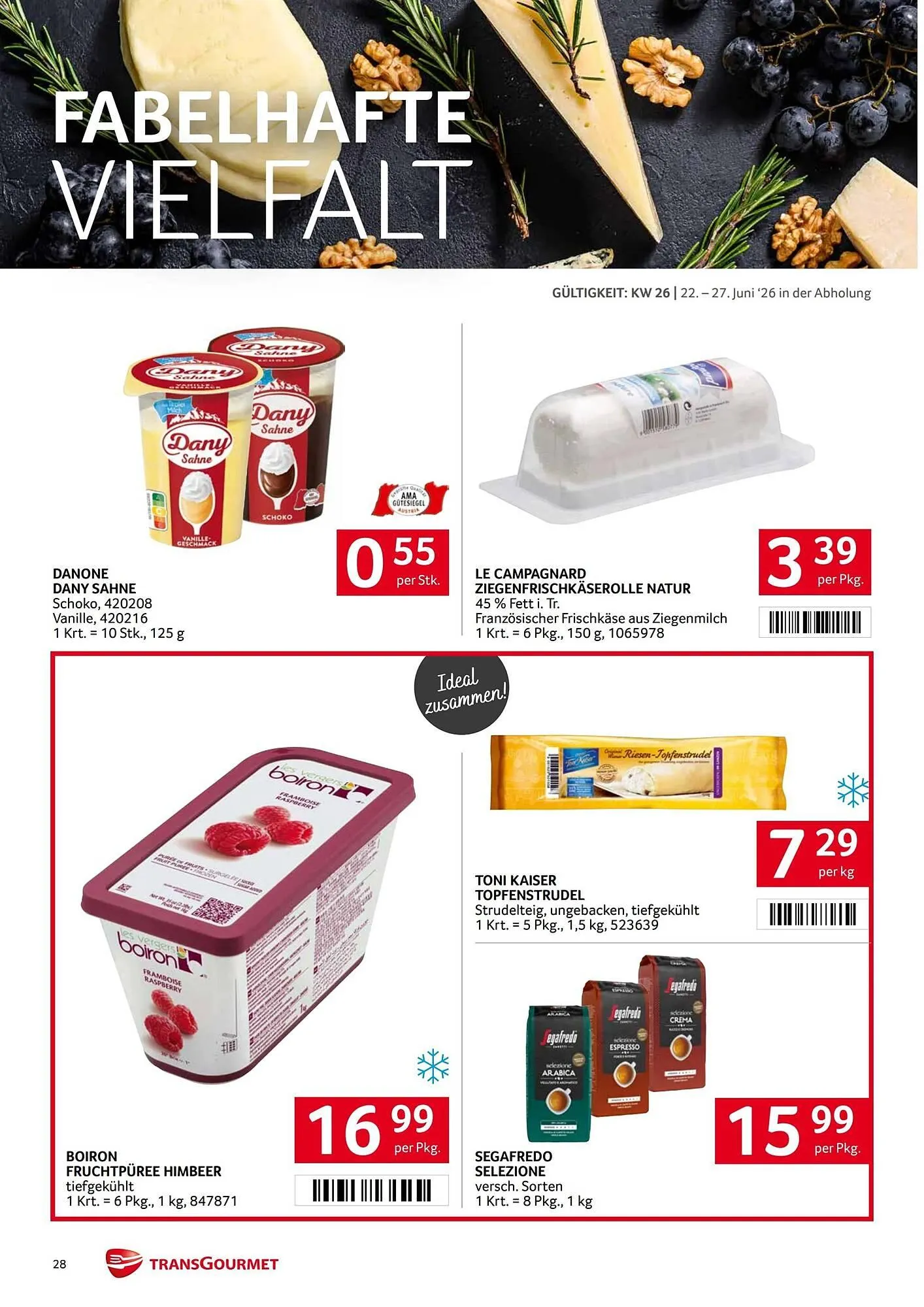 Transgourmet Flugblatt von 22. Juni bis 27. Juni 2026 - Flugblätt seite  27