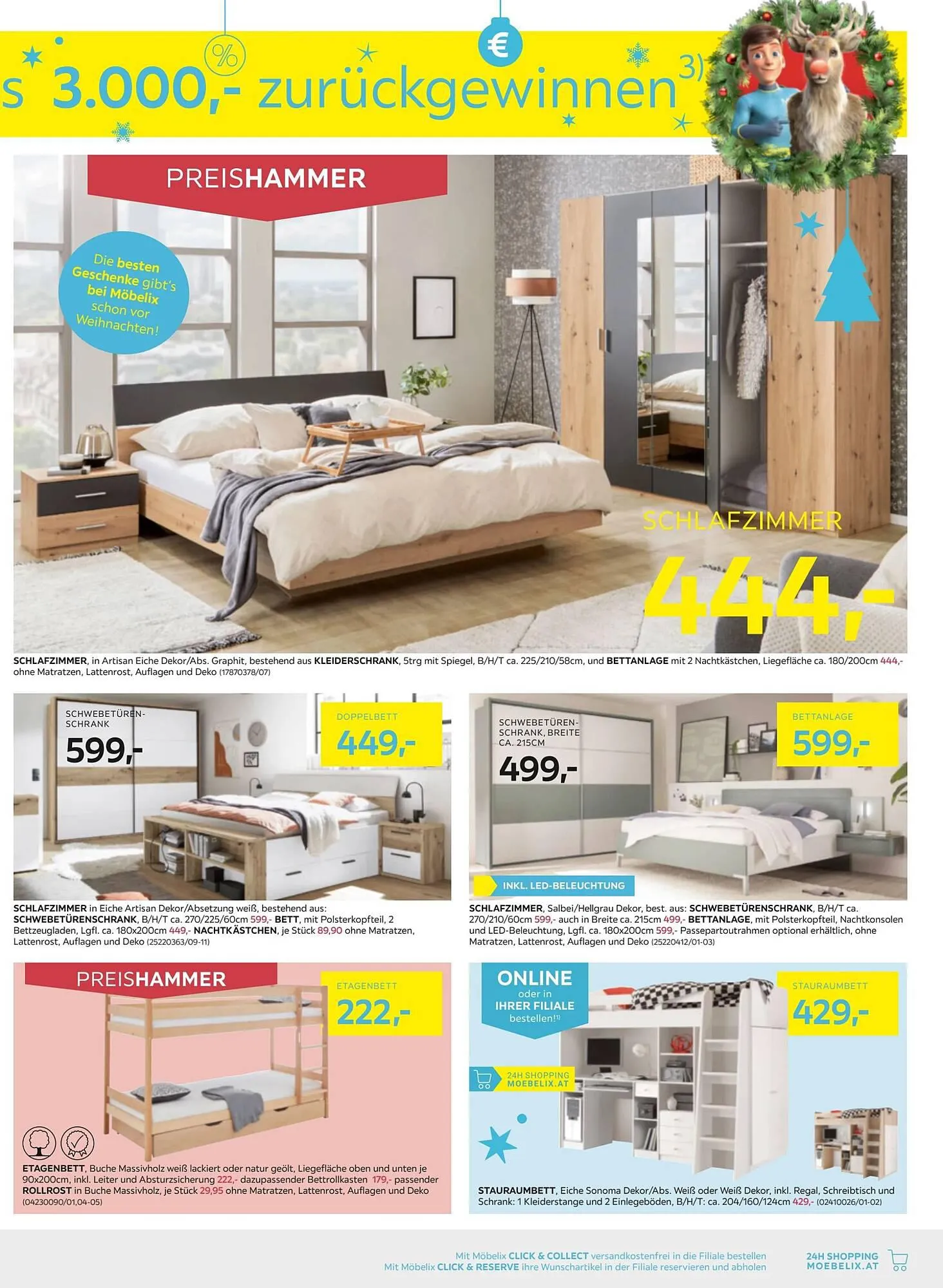 Möbelix Flugblatt von 3. Dezember bis 12. Dezember 2023 - Flugblätt seite 3