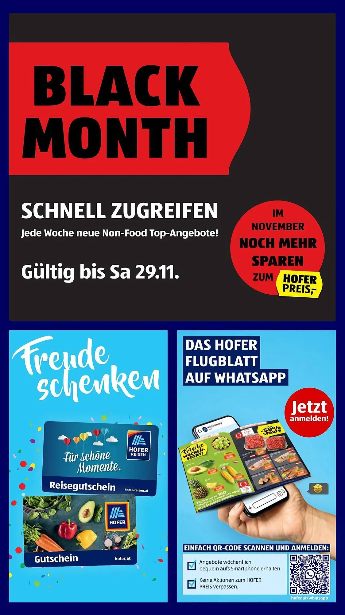 Hofer Flugblatt von 30. Oktober bis 6. November 2025 - Flugblätt seite  3