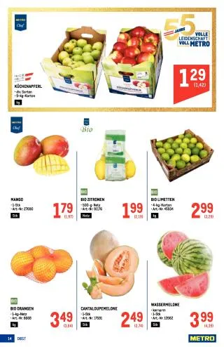 METRO Flugblatt Food - Profi von 9. Juli bis 22. Juli 2026 - Flugblätt seite 14