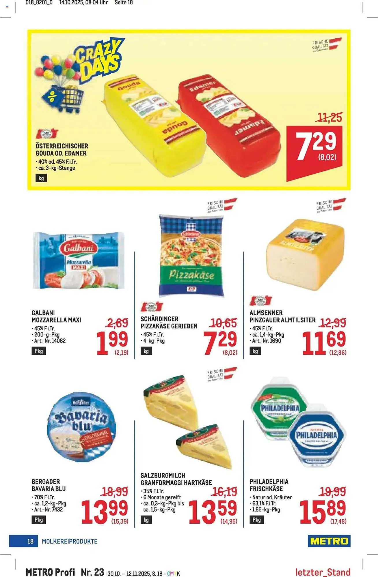 Metro Flugblatt von 30. Oktober bis 12. November 2025 - Flugblätt seite 18