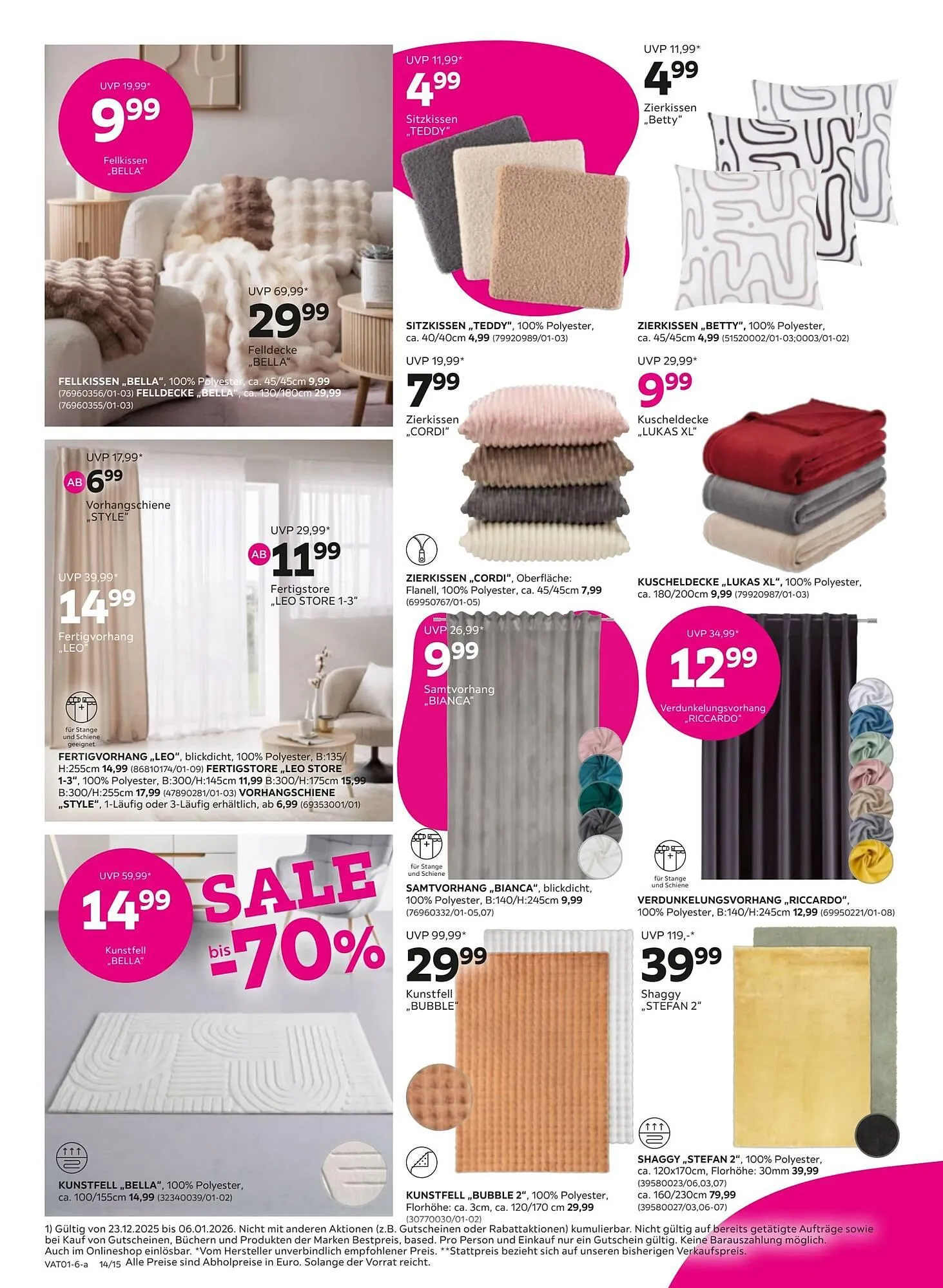 Mömax Flugblatt von 22. Dezember bis 6. Jänner 2026 - Flugblätt seite  14