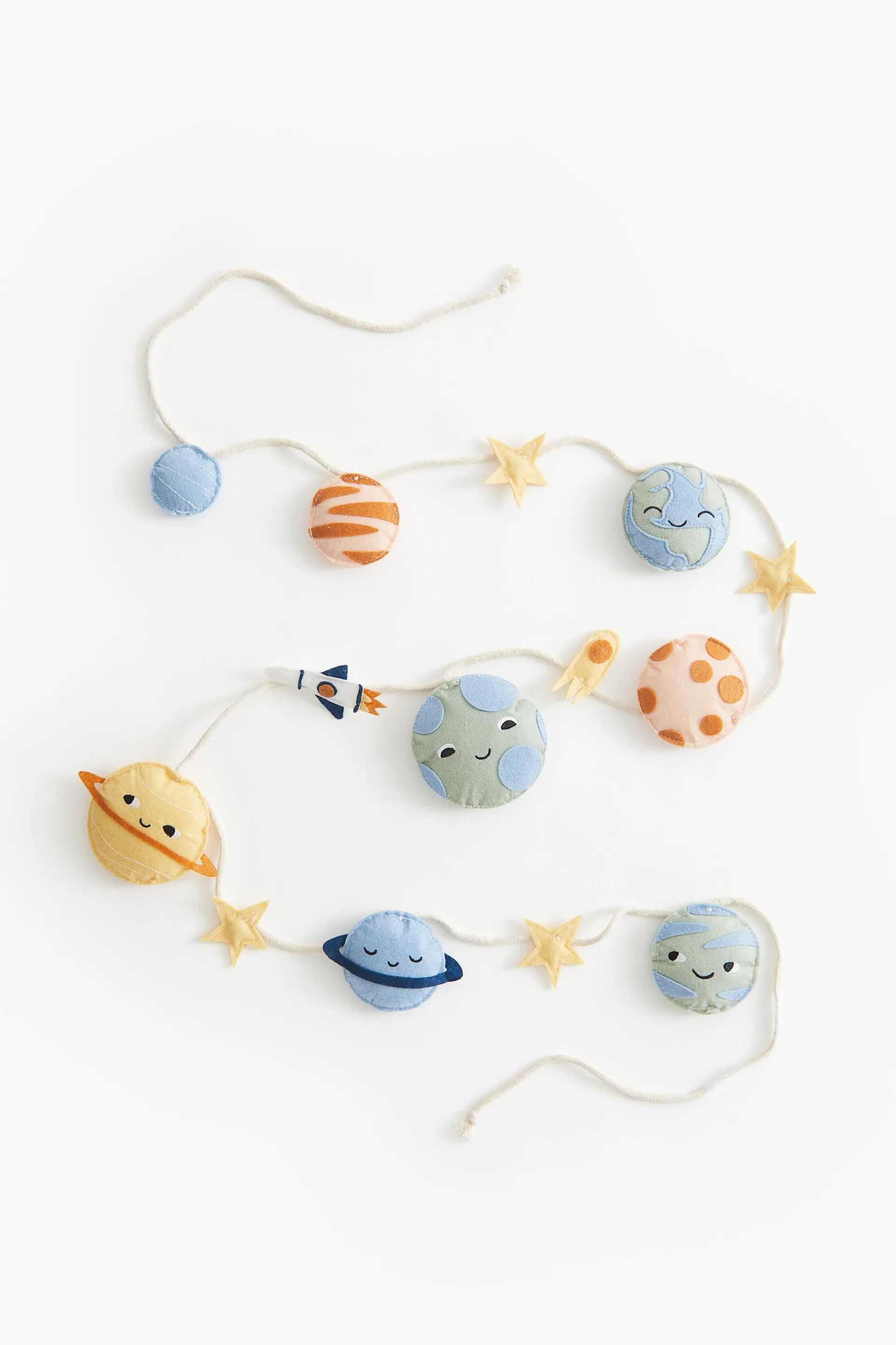 Girlande mit Weltraumthema