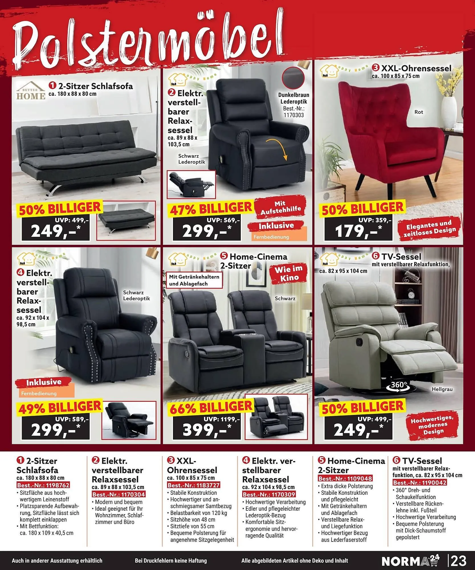 Norma Prospekt von 1. November bis 1. Dezember 2025 - Flugblätt seite  23