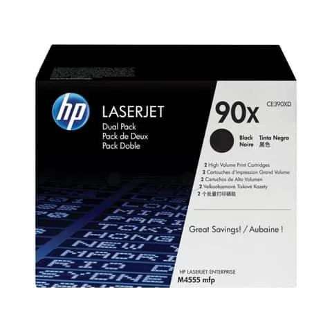 Lasertoner Nr. 90X schwarz Doppelpack HP CE390XD