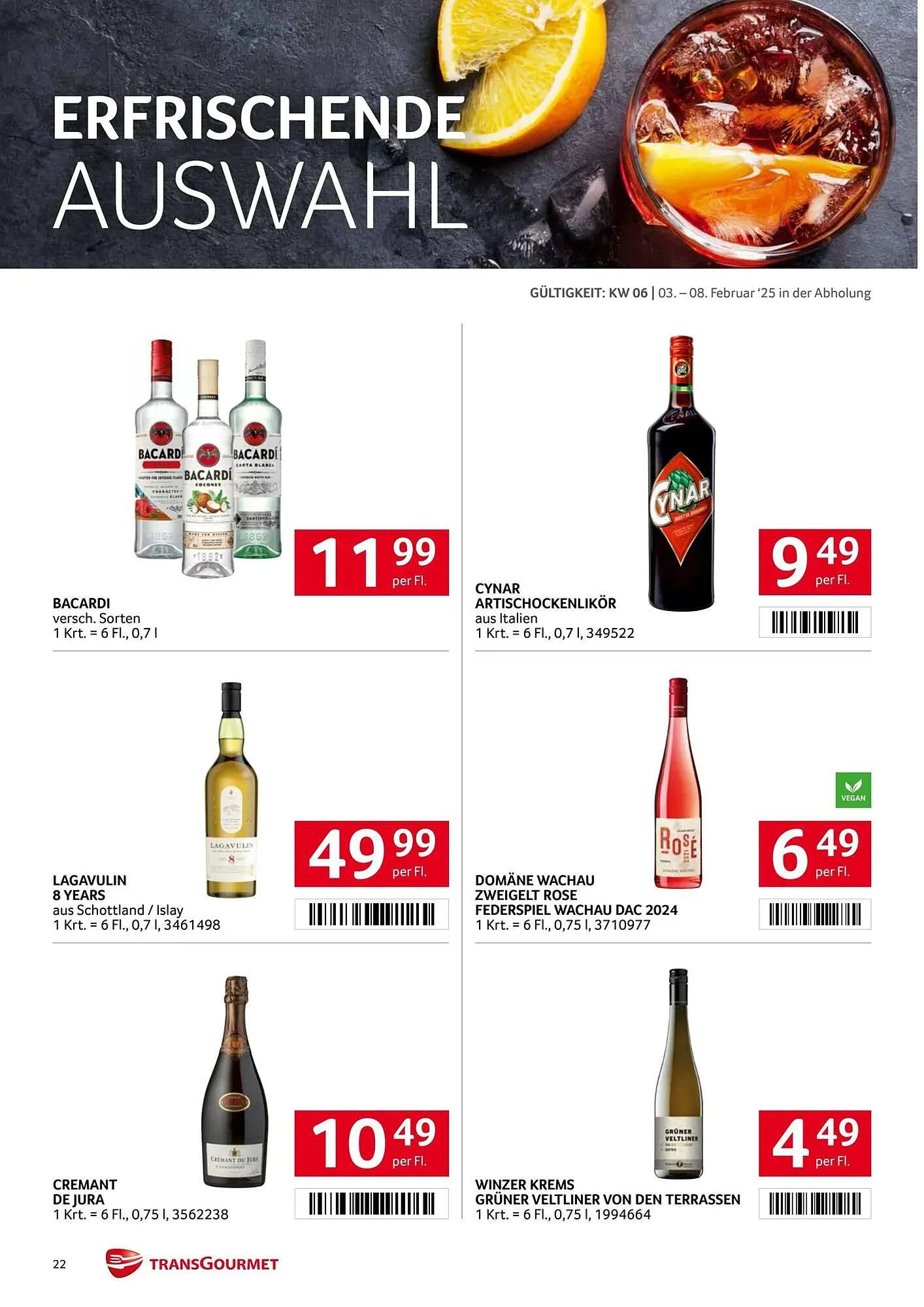 Transgourmet Flugblatt von 3. Februar bis 9. Februar 2025 - Flugblätt seite  20