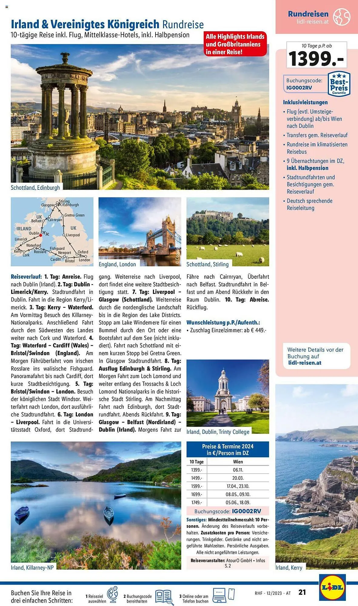 Lidl Flugblatt von 29. November bis 30. Dezember 2023 - Flugblätt seite  21