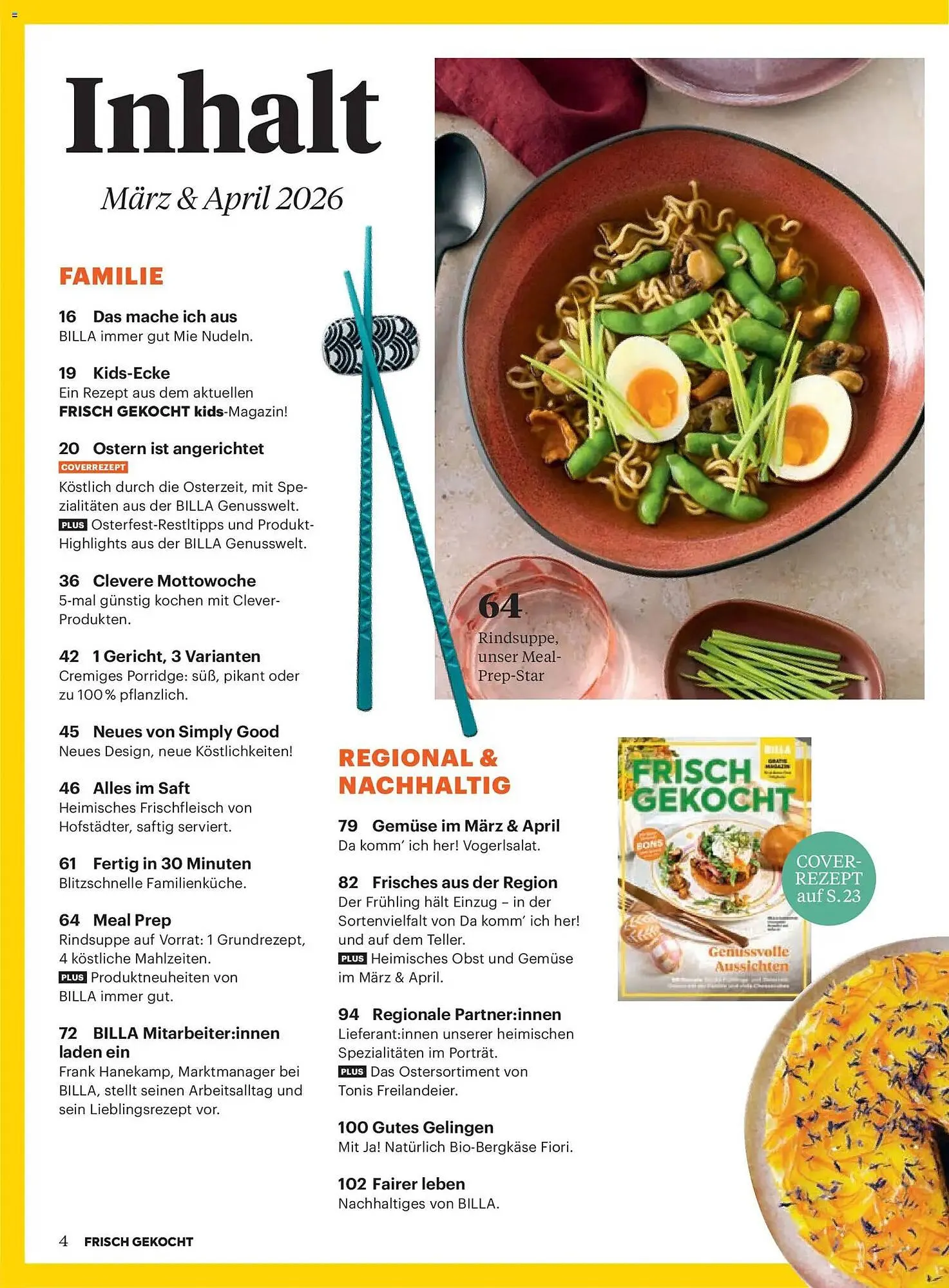 Billa Flugblatt von 1. März bis 30. April 2026 - Flugblätt seite  2