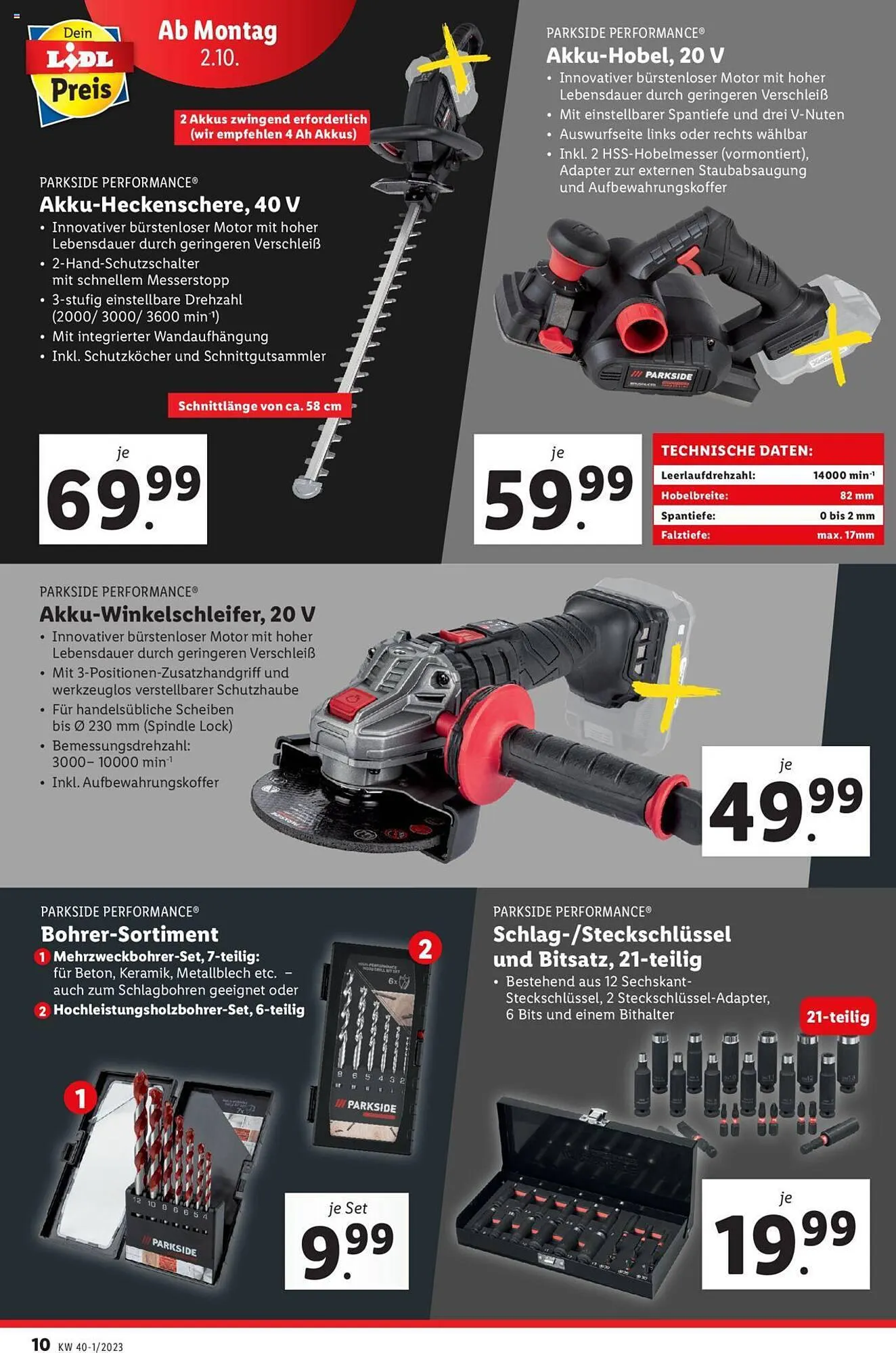 Lidl Flugblatt von 2. Oktober bis 7. Oktober 2023 - Flugblätt seite 10