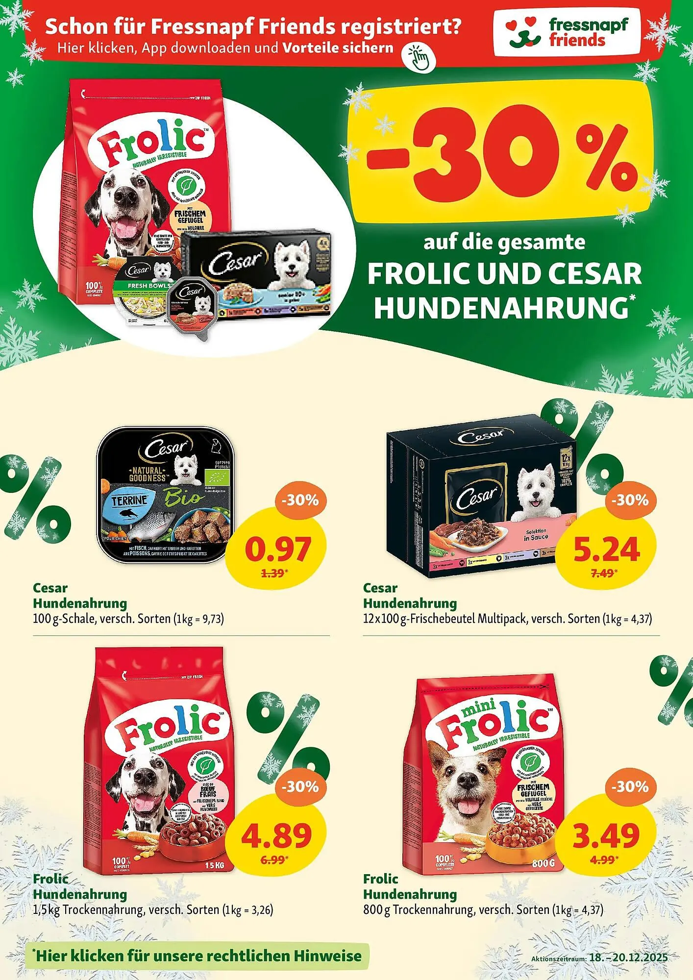 Fressnapf Flugblatt von 17. Dezember bis 20. Dezember 2025 - Flugblätt seite  6