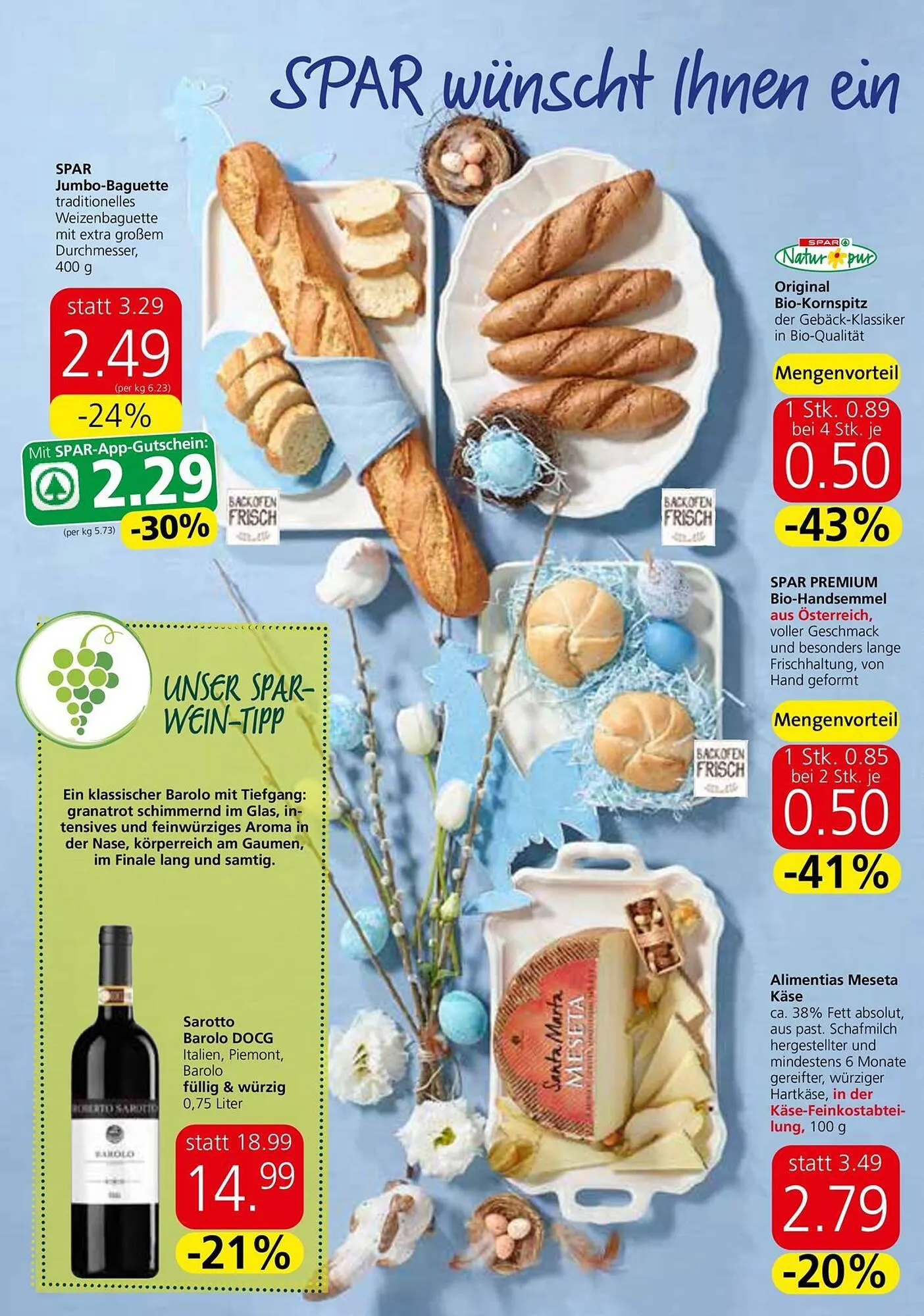 Spar Flugblatt von 26. März bis 3. April 2024 - Flugblätt seite 6
