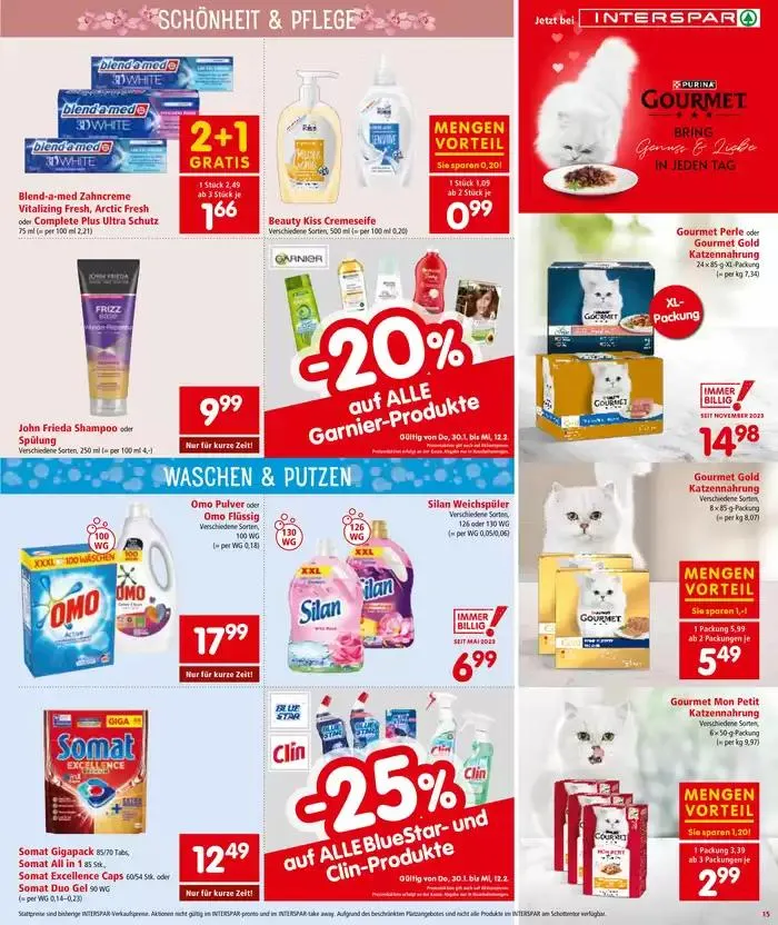 Exklusive Schnäppchen von 30. Jänner bis 13. Februar 2025 - Flugblätt seite 15