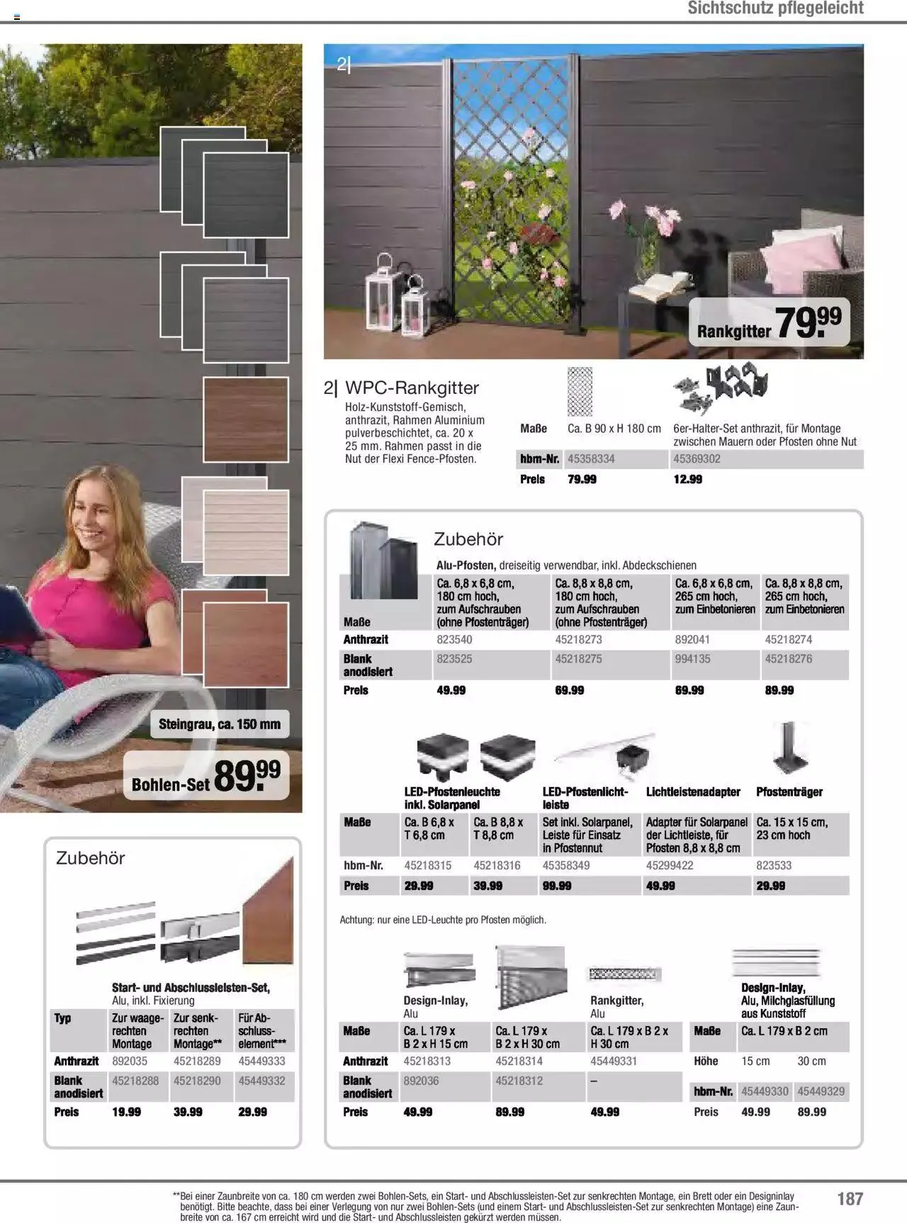 Hagebau Gartenjahr 2023 von 7. März bis 31. Dezember 2023 - Flugblätt seite 187